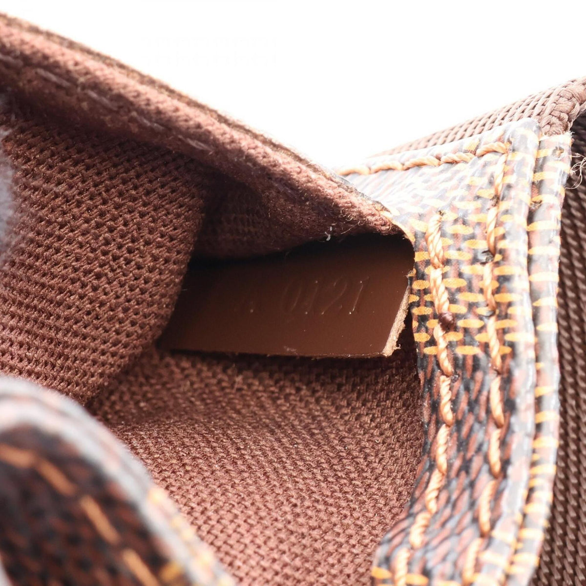Louis Vuitton Damier Brown Ebene Coated Canvas Fanny Pack Sling Bag (Pre-Owned)