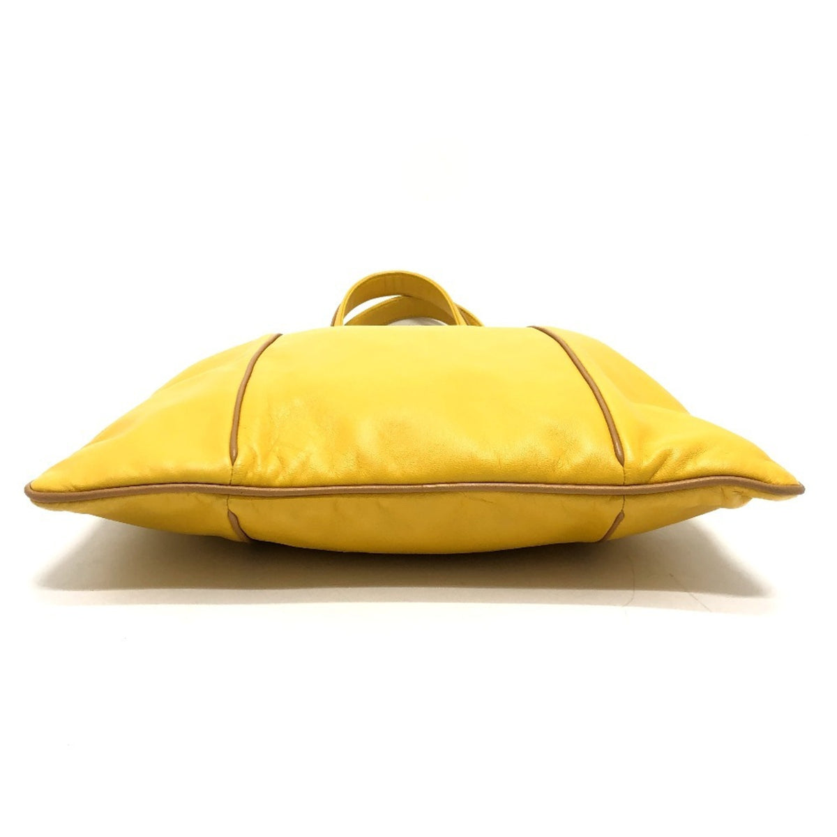 Loewe Yellow Leather Handbag Tote Bag (Pre-Owned)