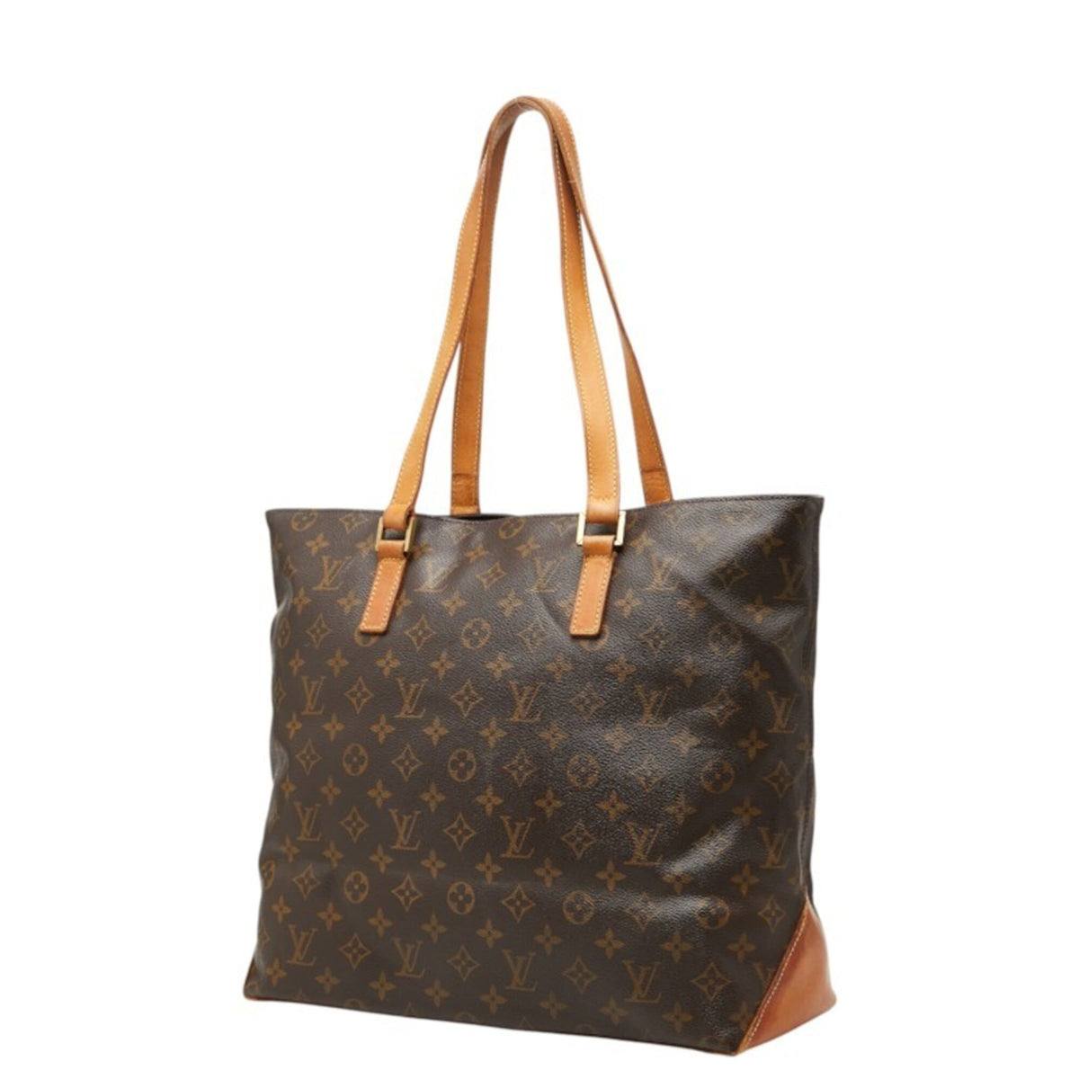 Louis Vuitton Monogram Brown Pvc Leather Shoulder Bag Tote Bag (Pre-Owned)