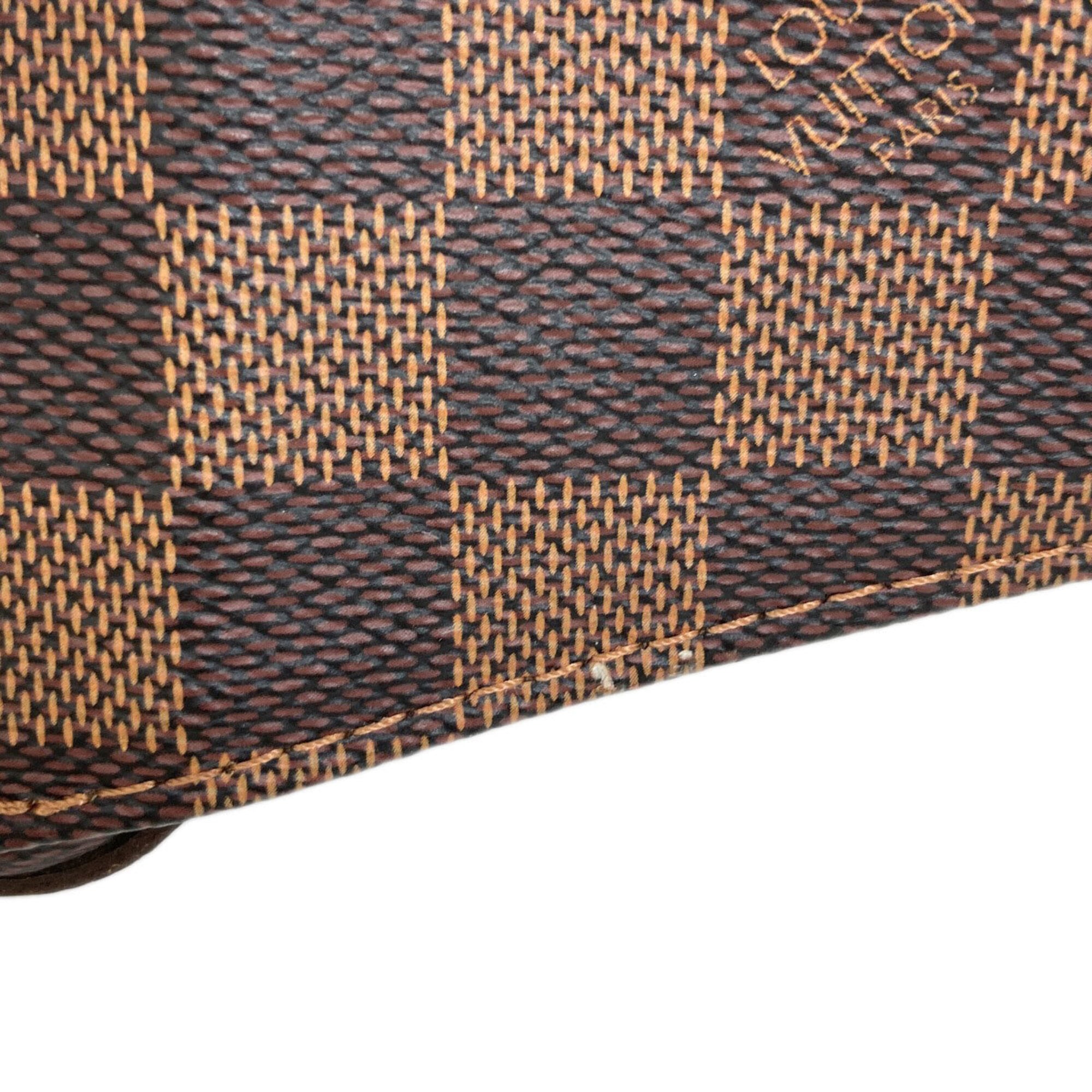 Louis Vuitton Damier Canvas Ebene Damier Canvas Sling Bag (Pre-Owned)