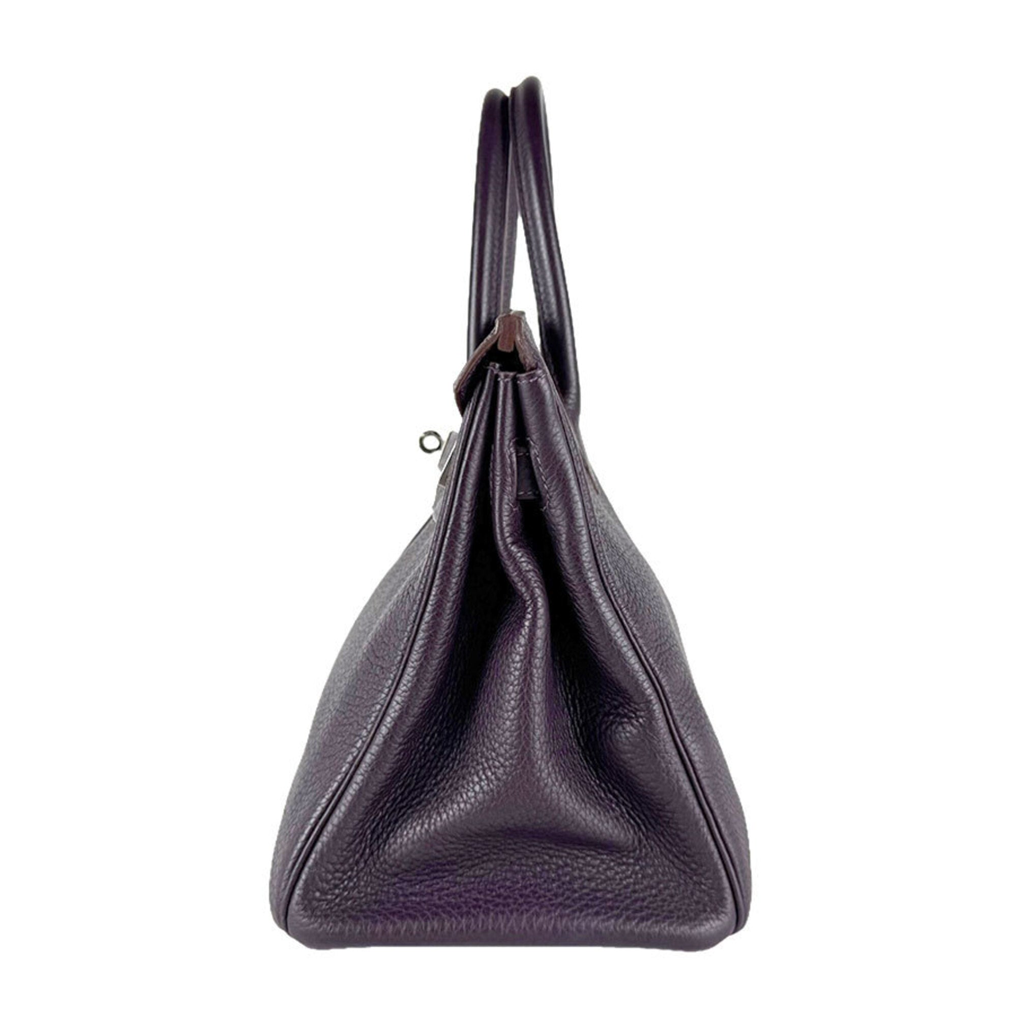 Hermes Cassis Taurillon Clemence Leather Handbag (Pre-Owned)
