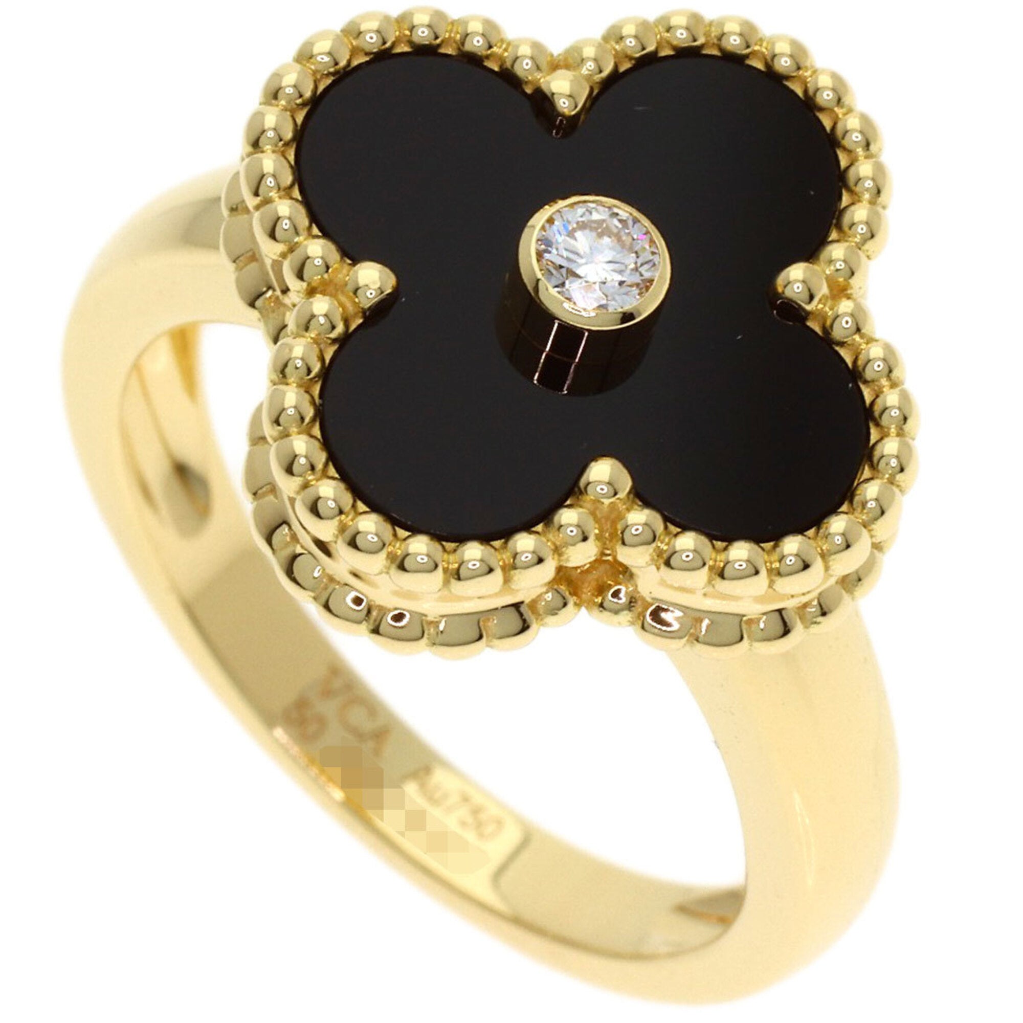 Van Cleef & Arpels Yellow Gold Yellow Gold (18K) Band Ring (Pre-Owned)