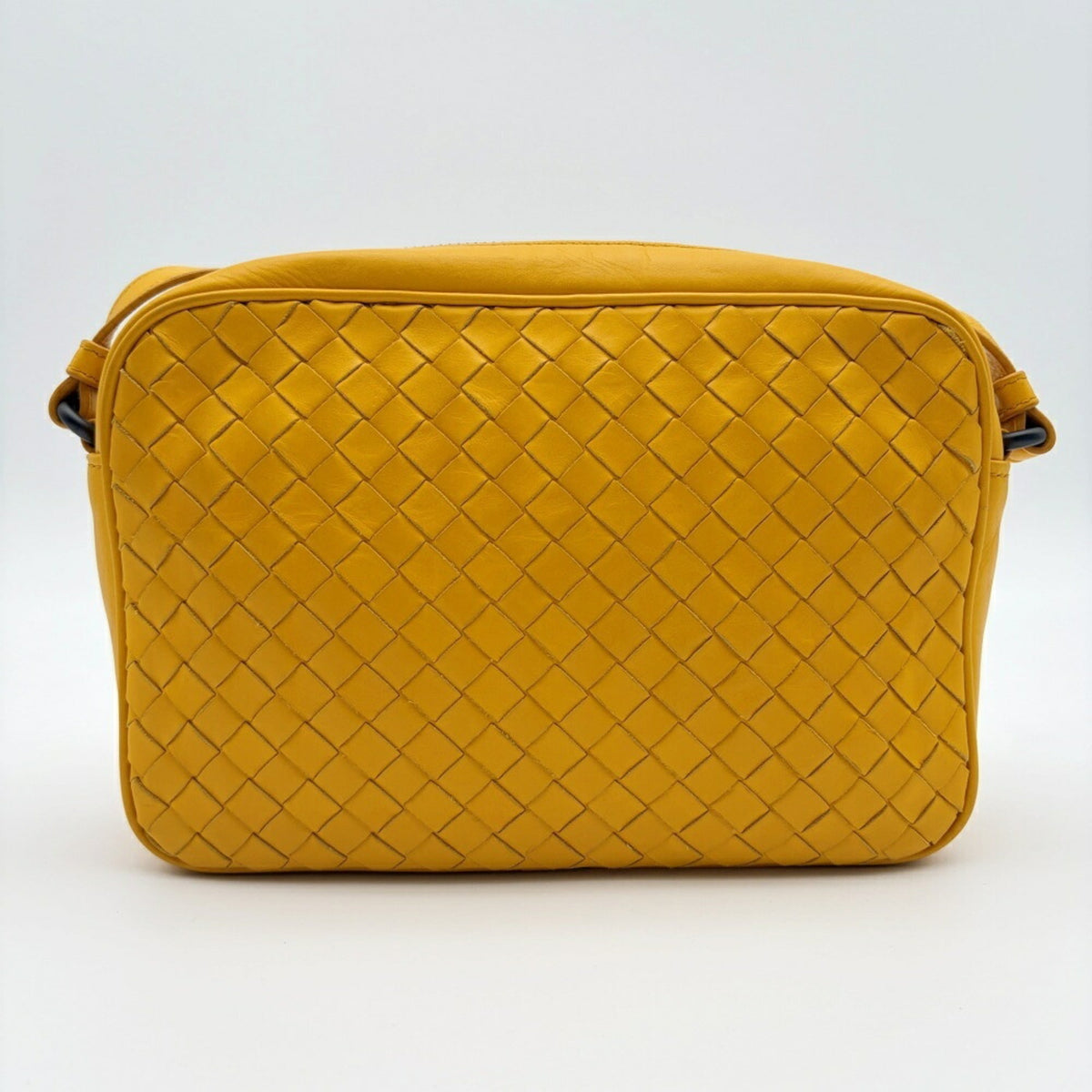 Bottega Veneta Yellow Leather Shoulder Bag (Pre-Owned)