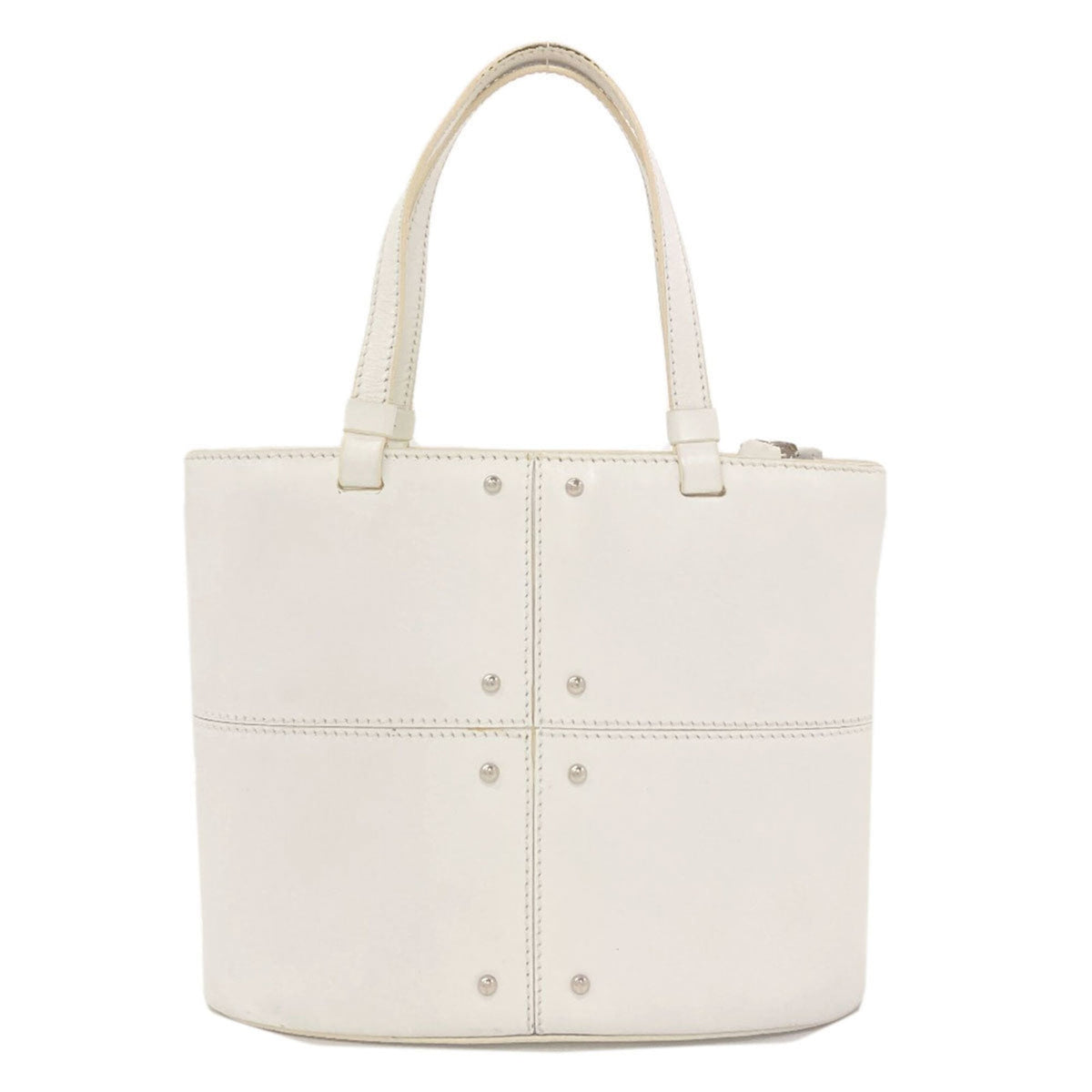 Tod's White Leather Handbag (Pre-Owned)