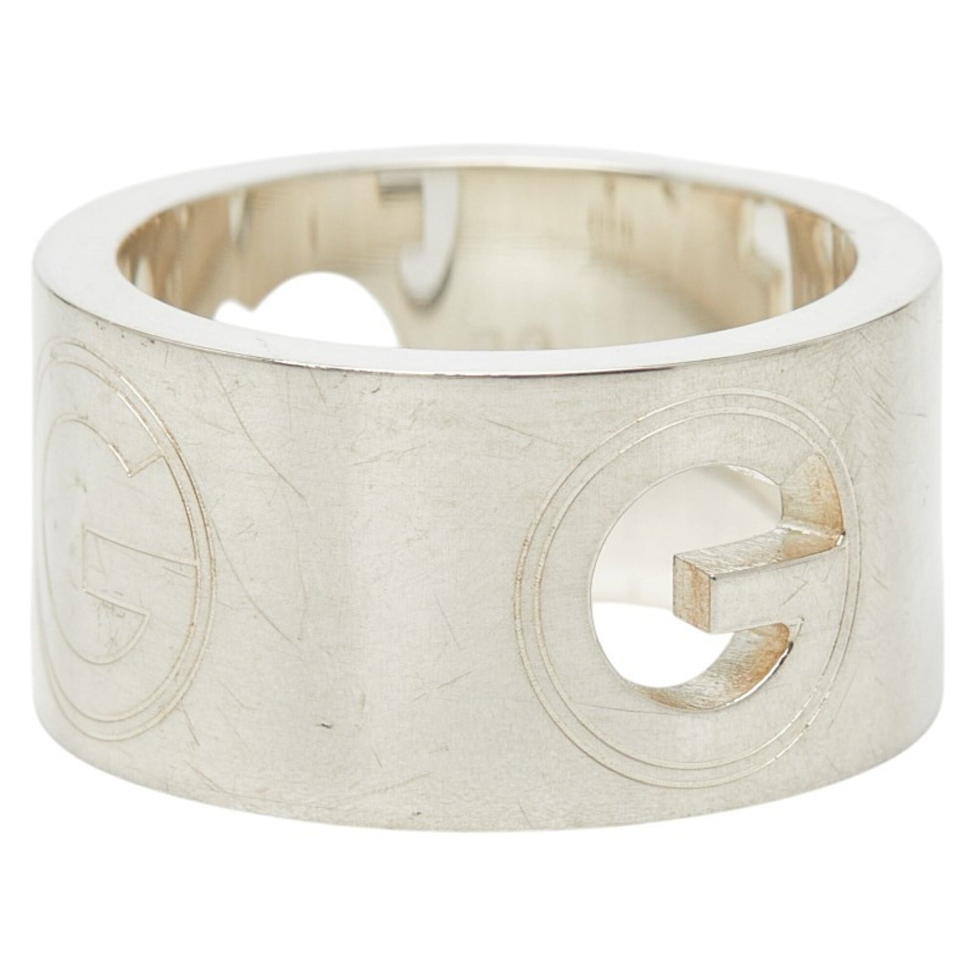 Gucci Silver Silver 925 Band Ring (Pre-Owned)