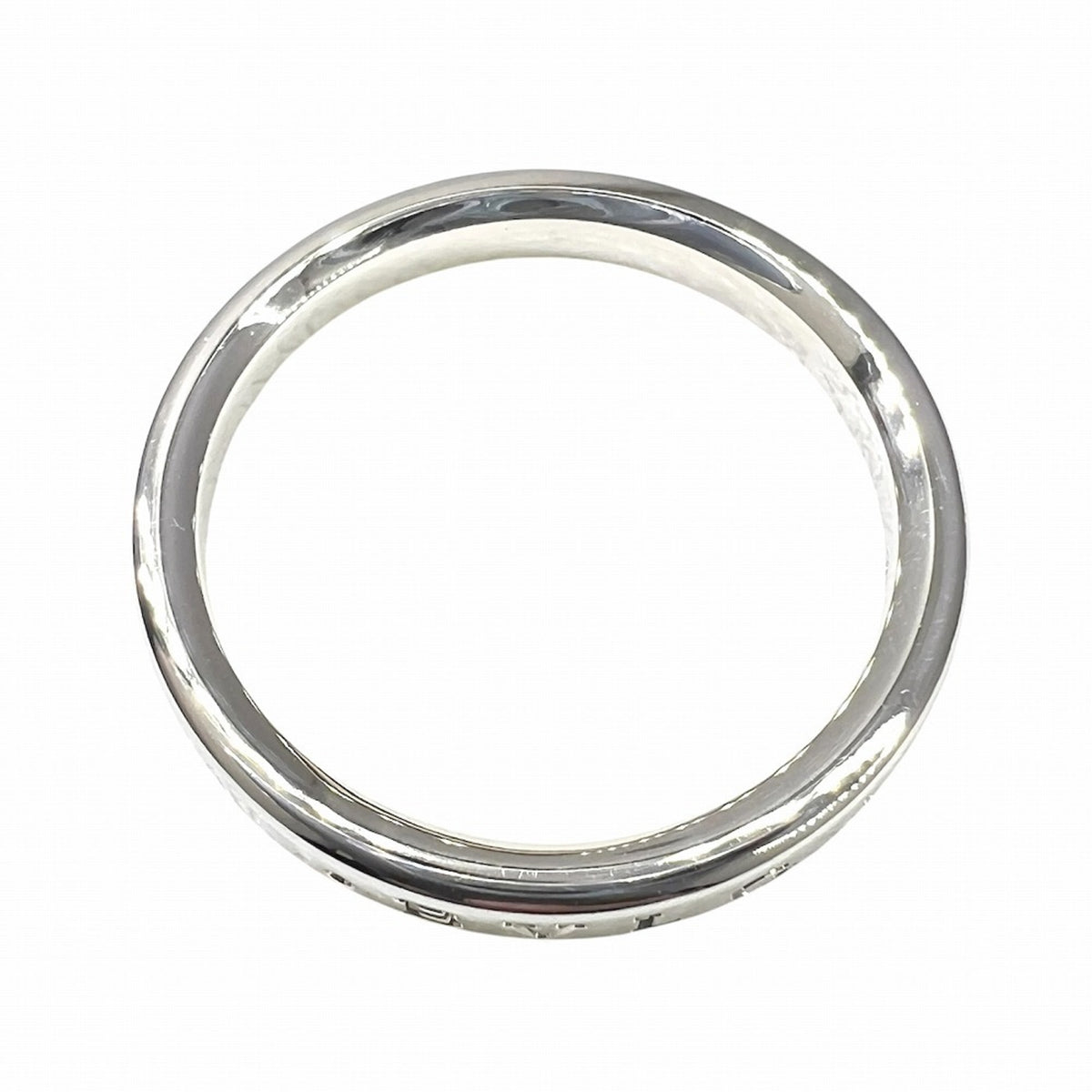 Bvlgari Platinum Platinum 950 Band Ring (Pre-Owned)