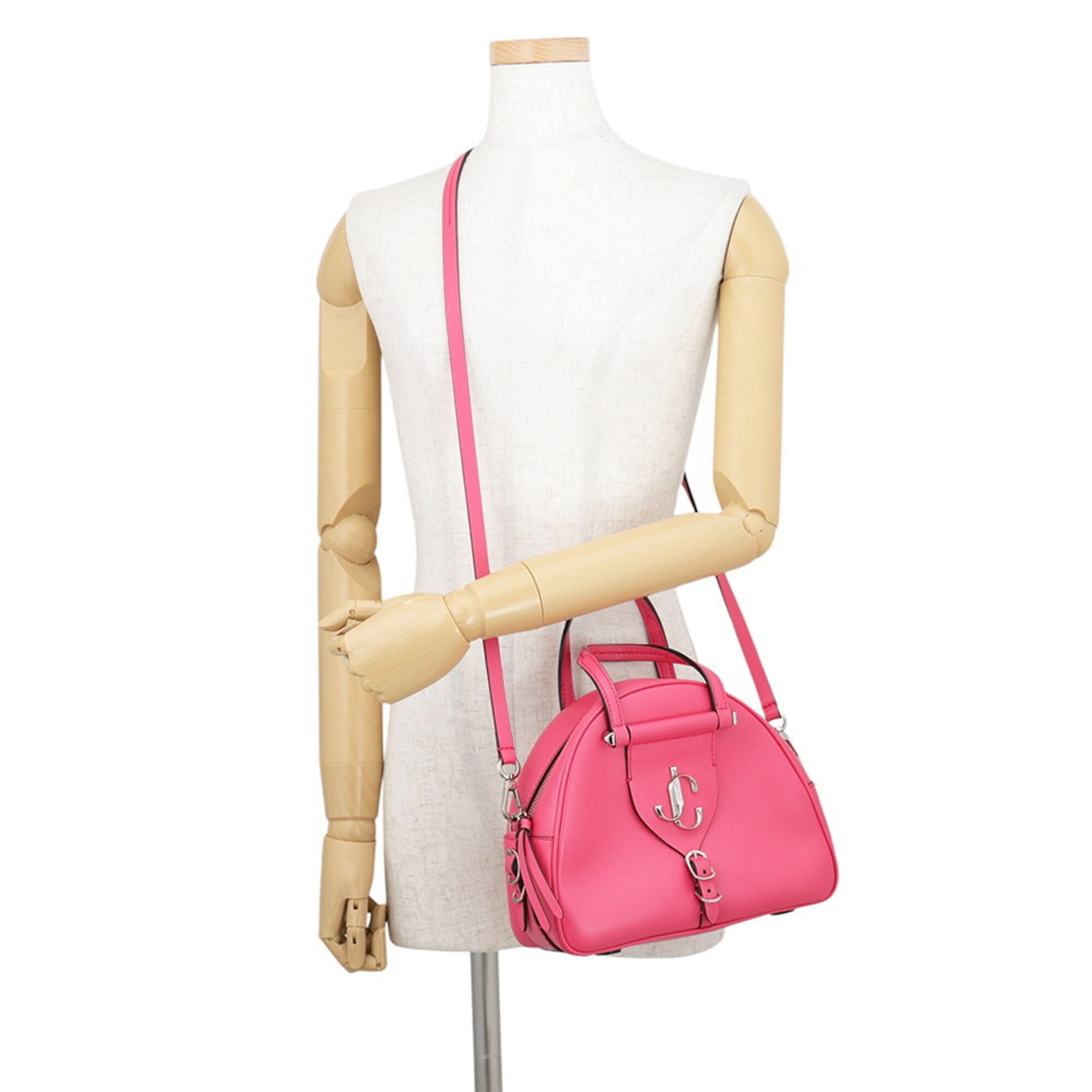 Jimmy Choo Pink Leather Handbag (Pre-Owned)