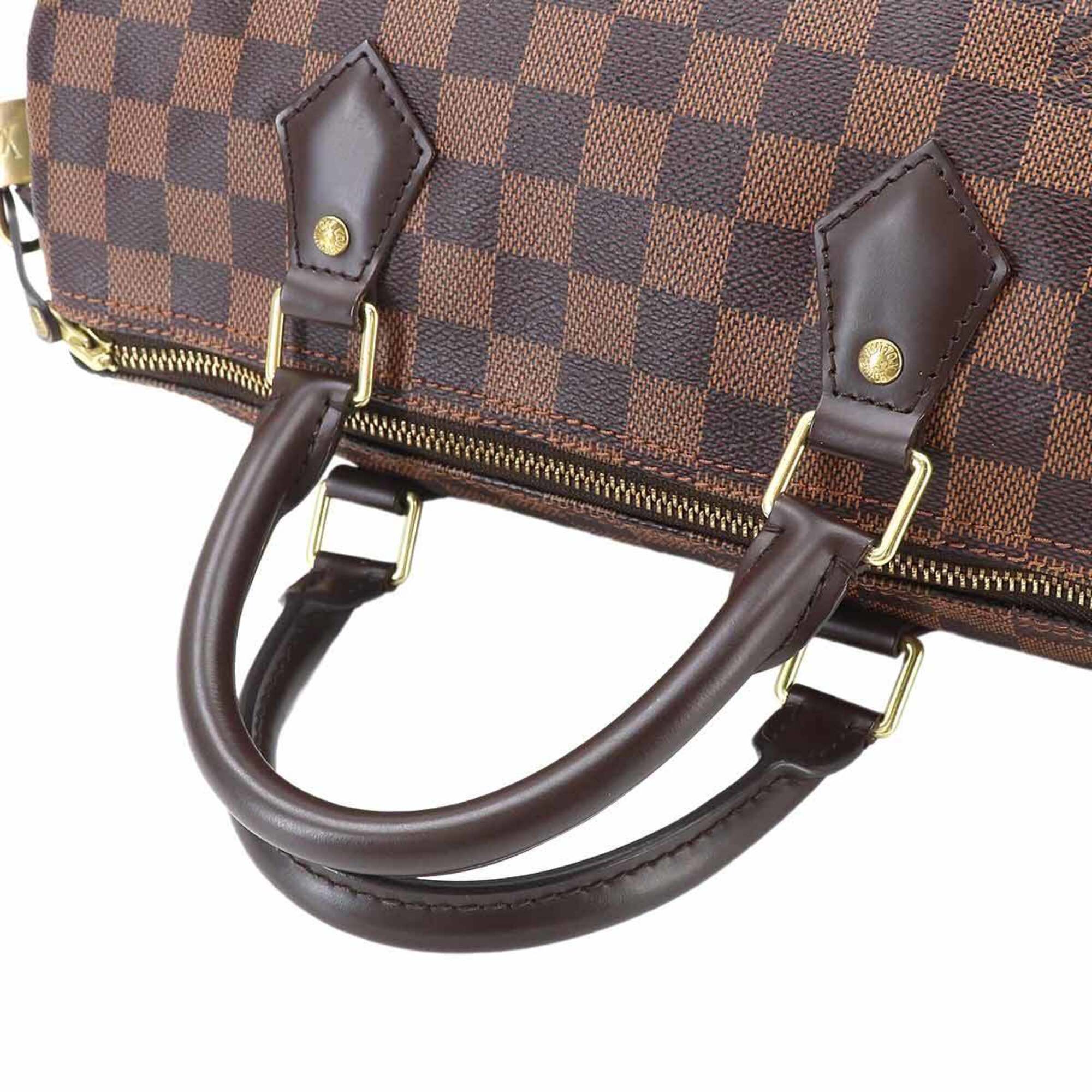 Louis Vuitton Brown Damier Canvas Ebene Damier Canvas Handbag (Pre-Owned)