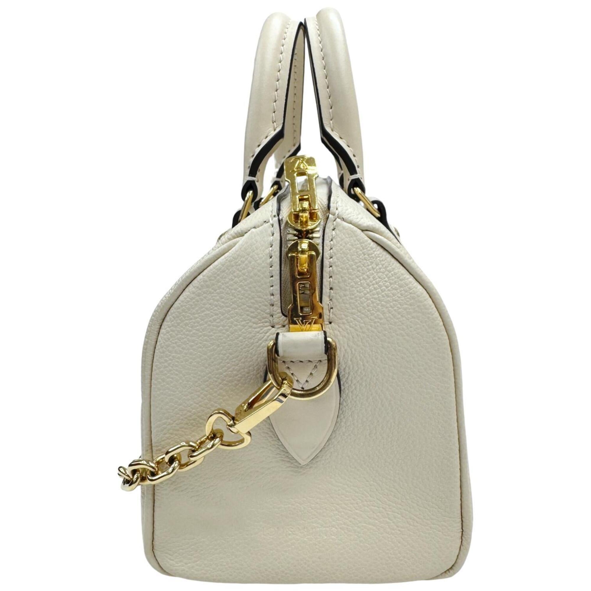 Louis Vuitton Monogram Empreinte Beige Cream Monogram Empreinte Boston Bag (Pre-Owned)