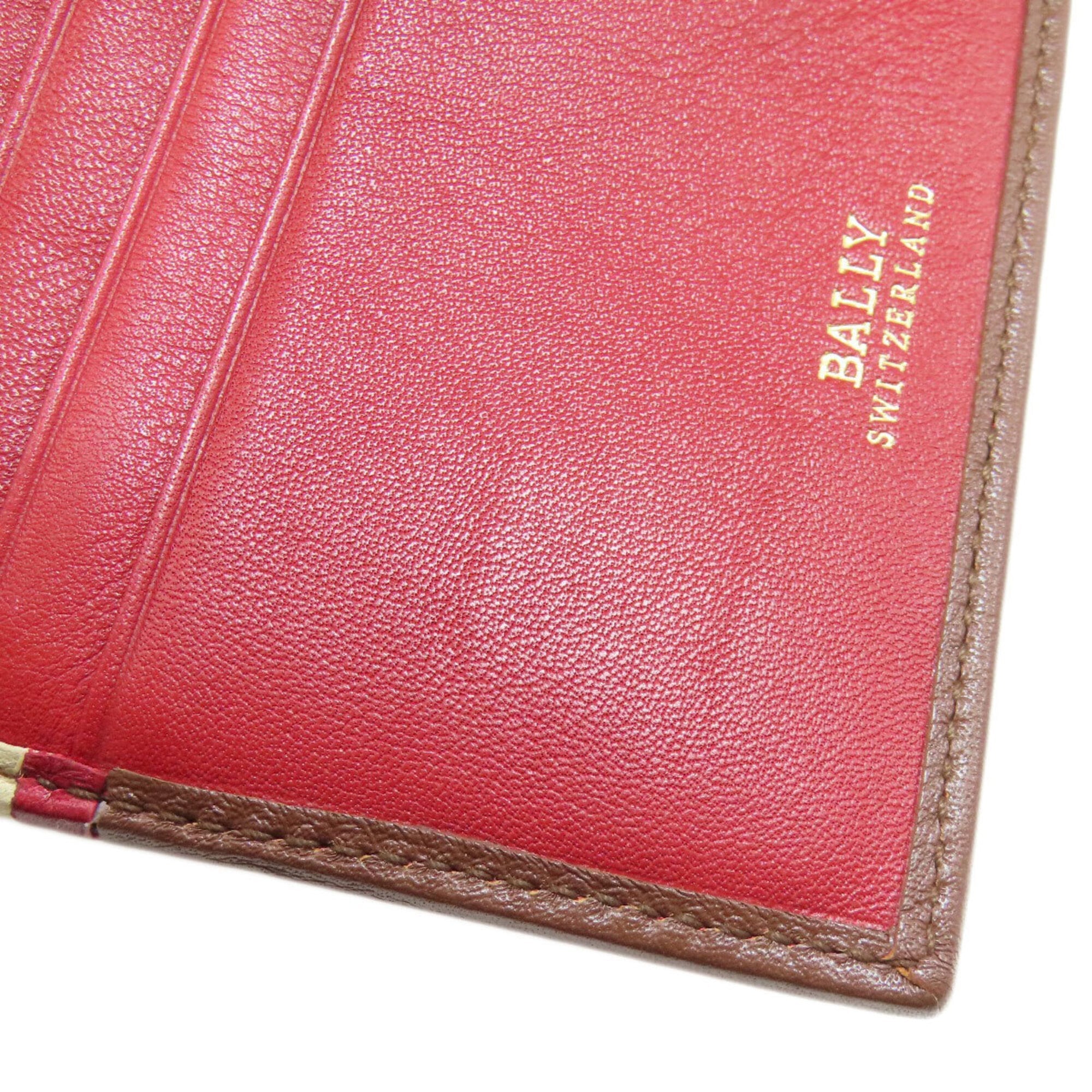 Bally Brown Leather Wallet (Bi-Fold) (Pre-Owned)