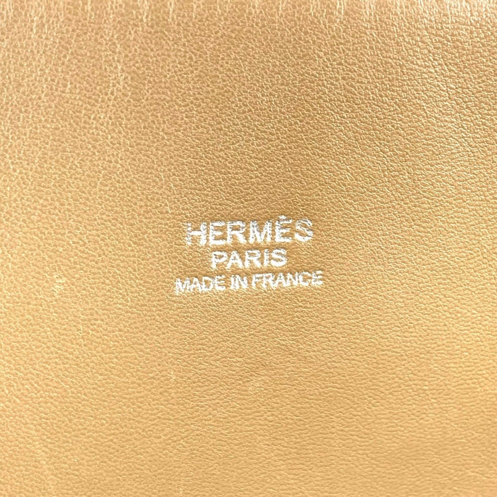 Hermes Bolide Etoupe Gray Gray Taurillon Clemence Leather Handbag Shoulder Bag Tote Bag (Pre-Owned)