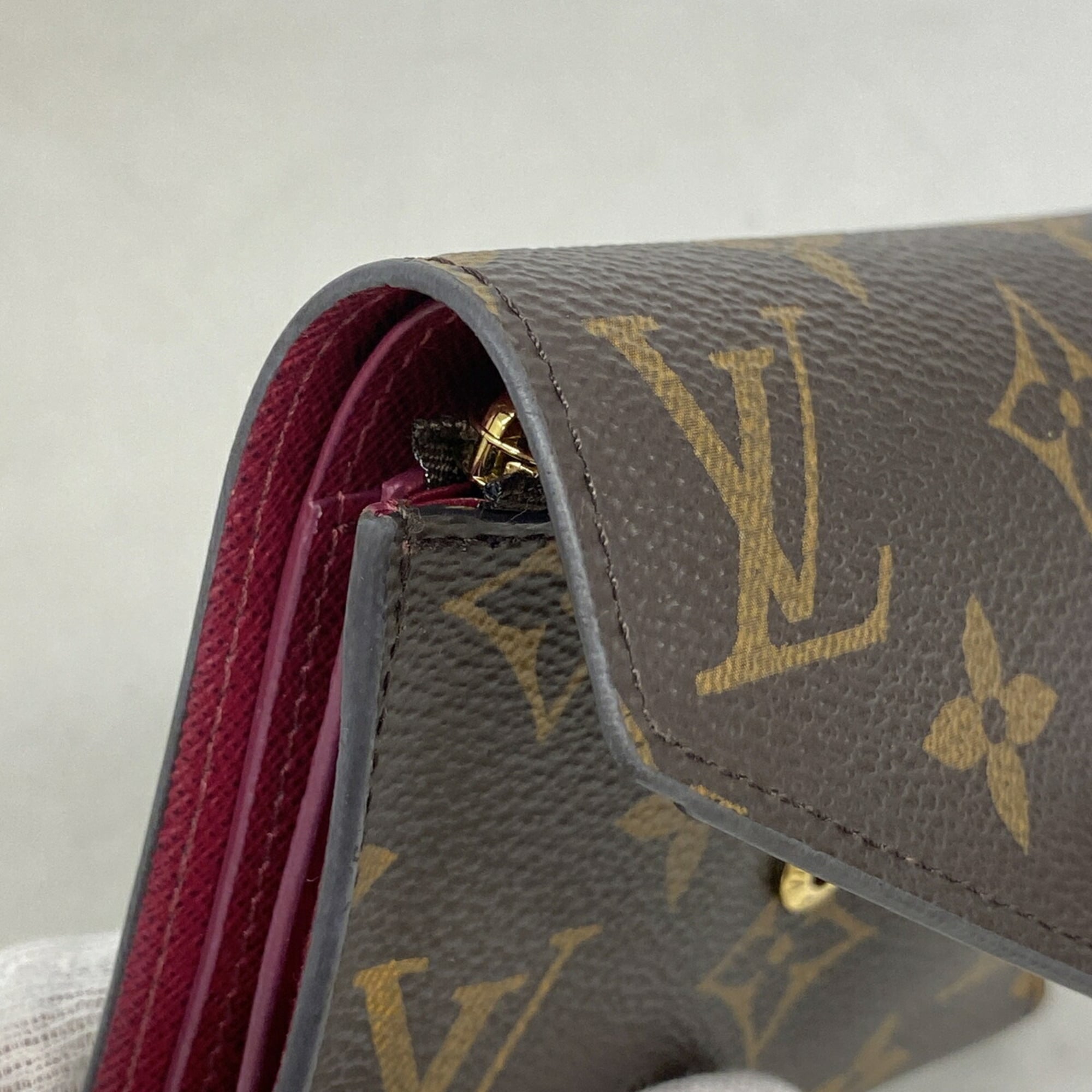 Louis Vuitton Fuchsia Wallet (Tri-Fold) (Pre-Owned)