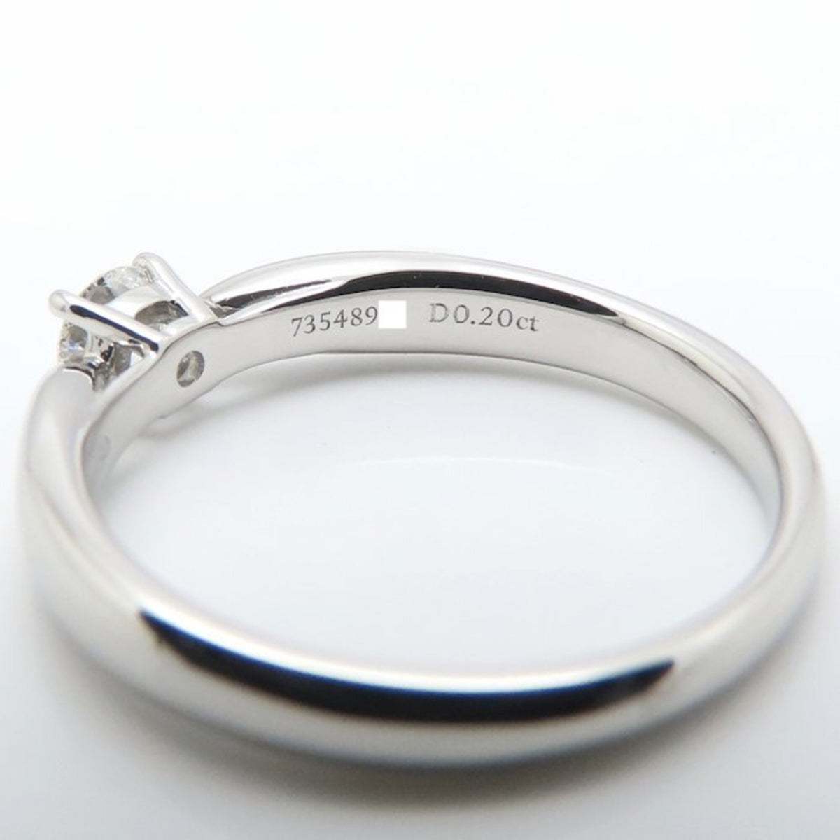 Tiffany Platinum 950 Band Ring (Pre-Owned)