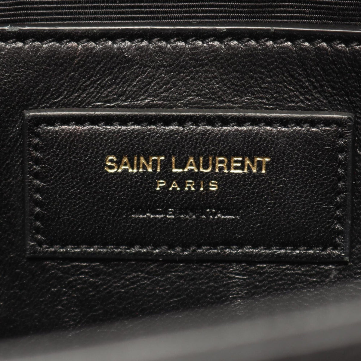 Yves Saint Laurent Black Leather Handbag Shoulder Bag (Pre-Owned)