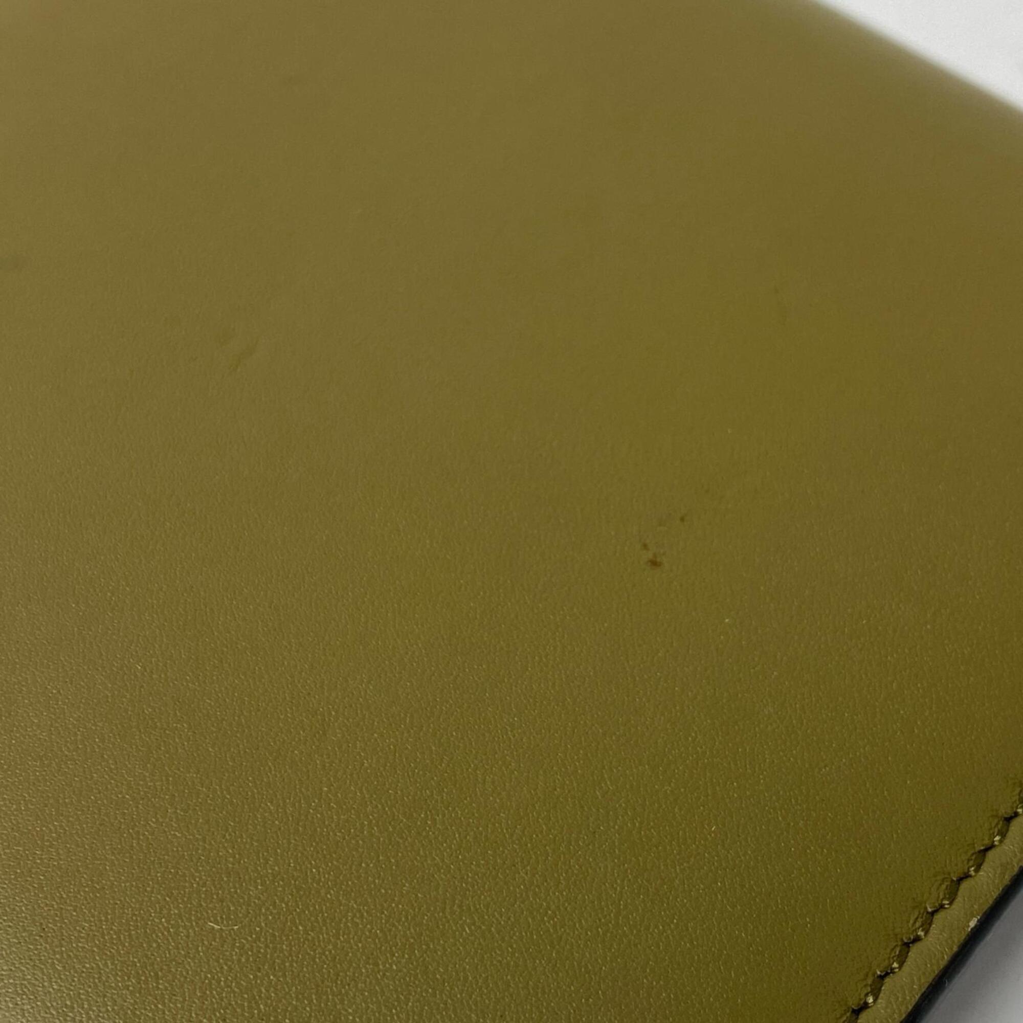 Loewe Yellow Leather Wallet (Bi-Fold) (Pre-Owned)