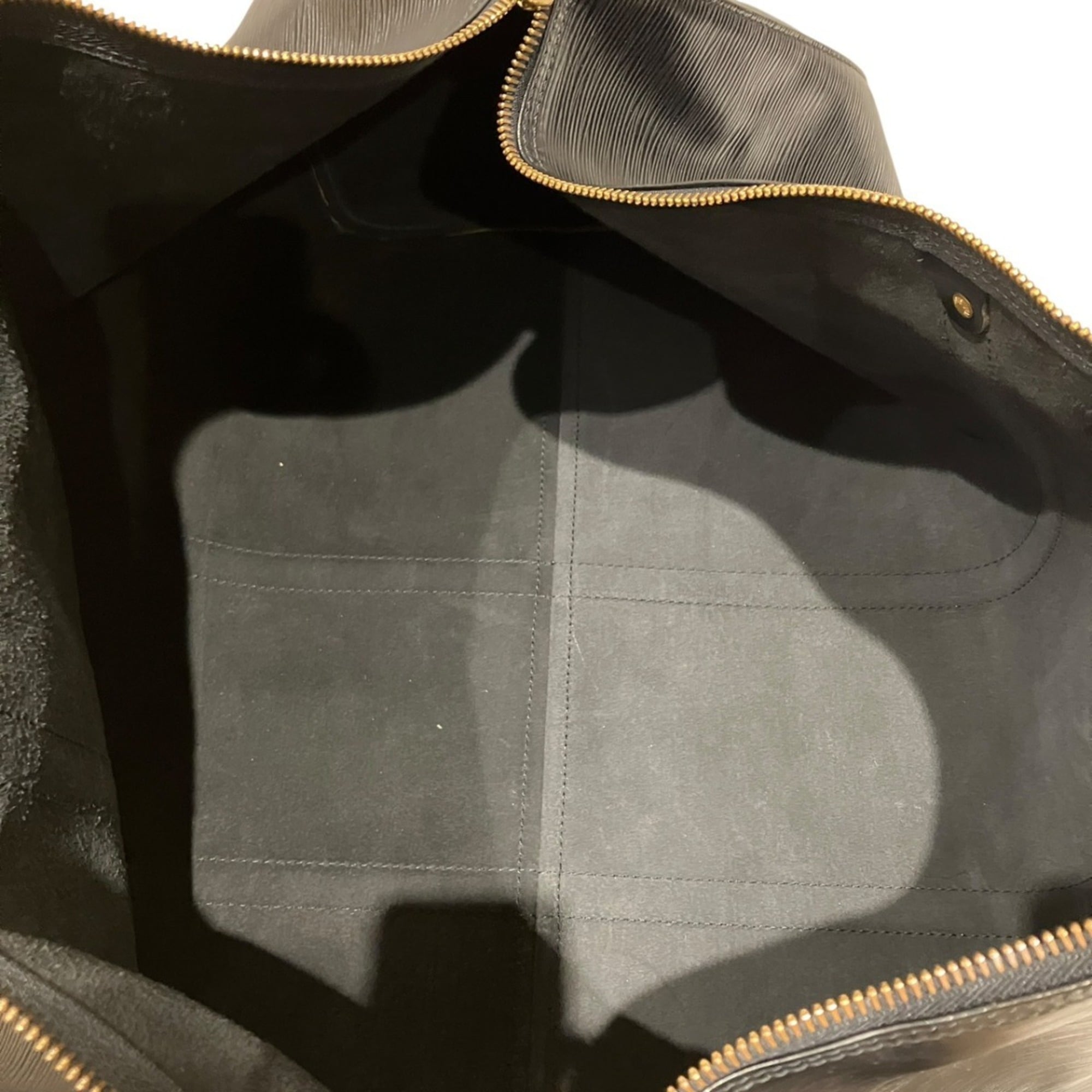 Louis Vuitton Epi Black Epi Leather Boston Bag (Pre-Owned)