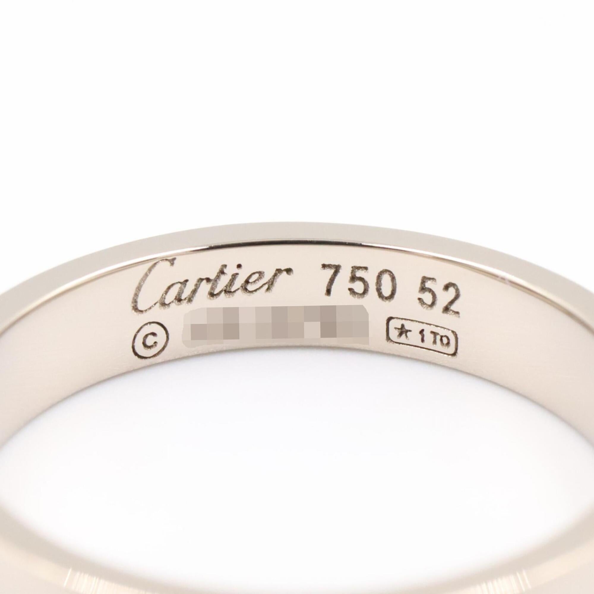 Cartier Silver White Gold (18K) Band Ring (Pre-Owned)