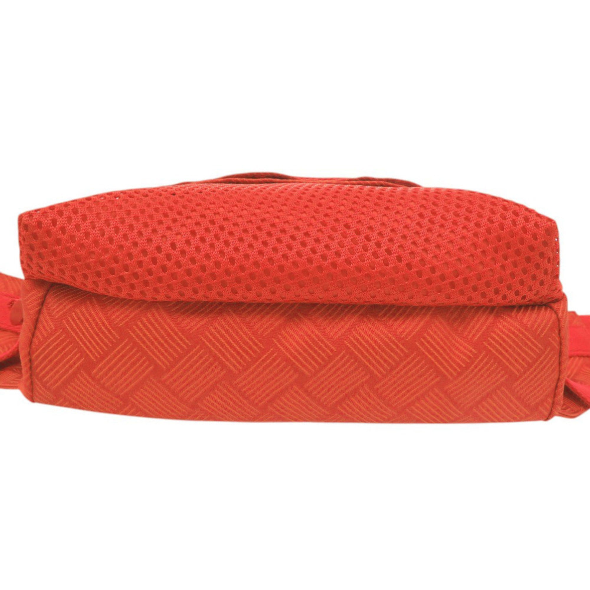 Bottega Veneta Orange Nylon Sling Bag (Pre-Owned)