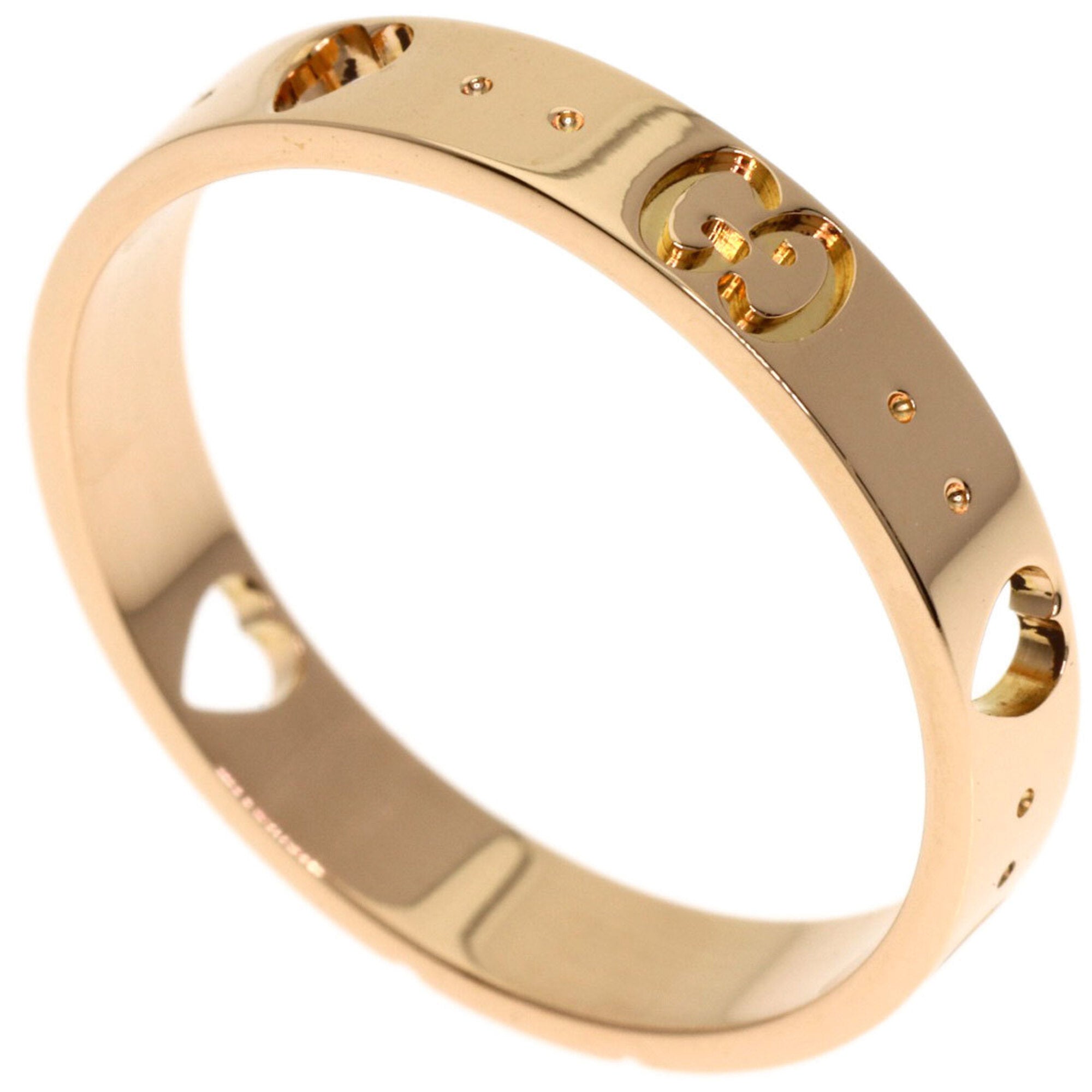Gucci Icon Pink Gold (18K) Band Ring (Pre-Owned)