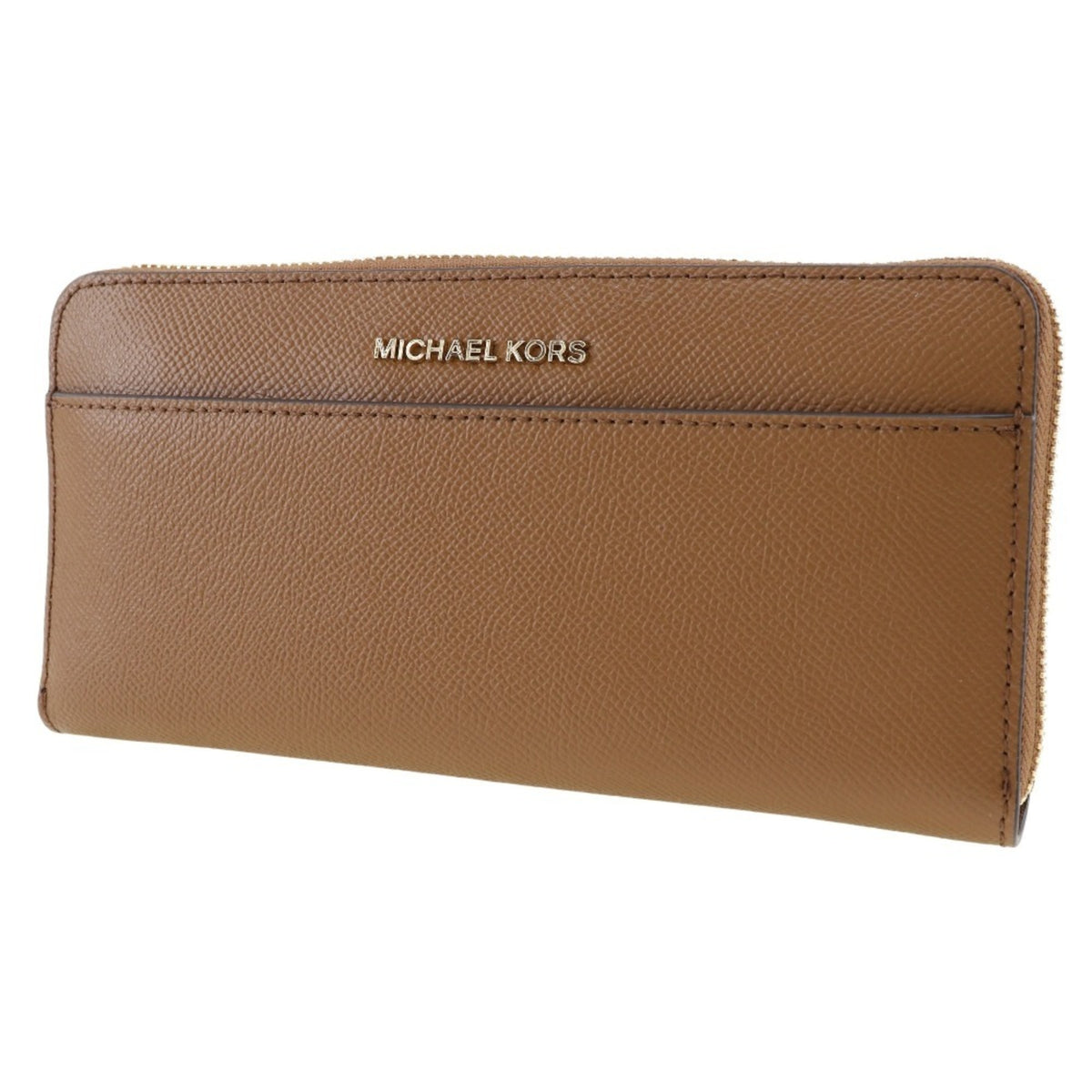 Michael Kors Brown Leather Long Wallet (Bi-Fold) (Pre-Owned)