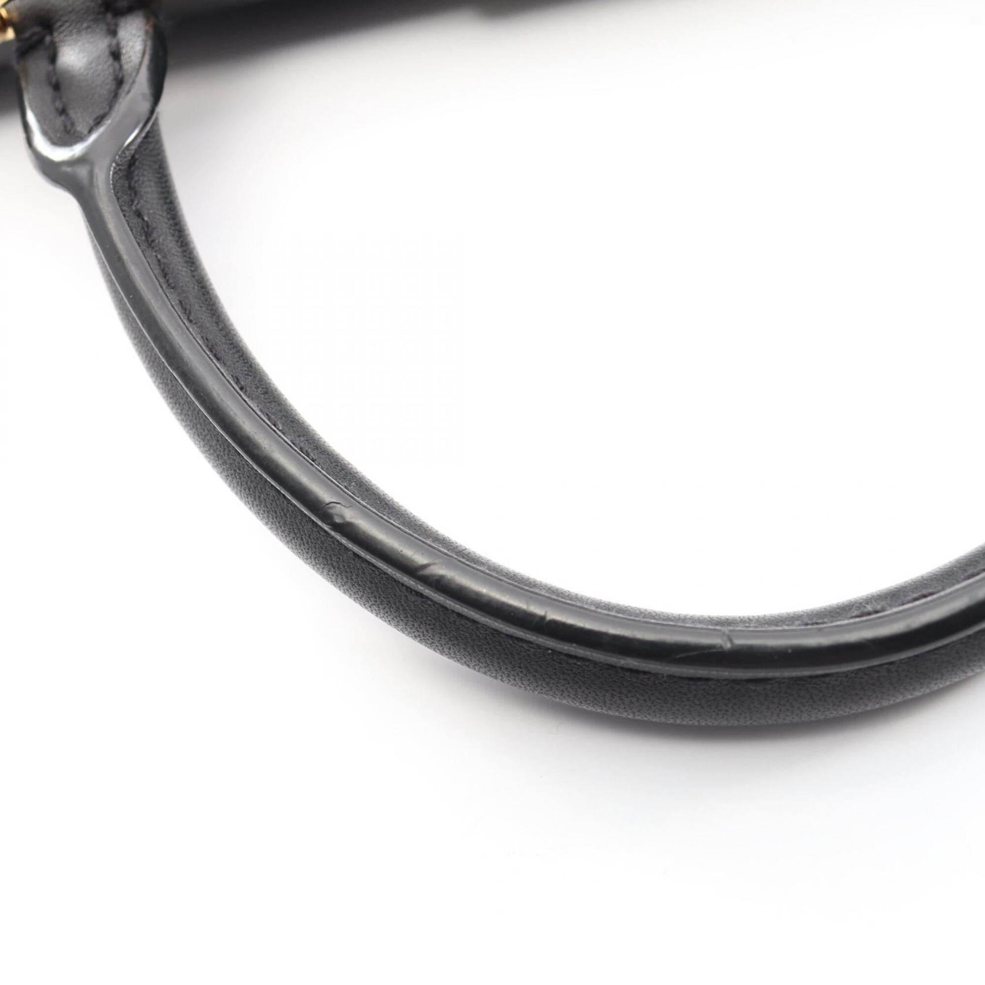 Louis Vuitton Black Brown Monogram Noir Coated Canvas Leather Handbag (Pre-Owned)
