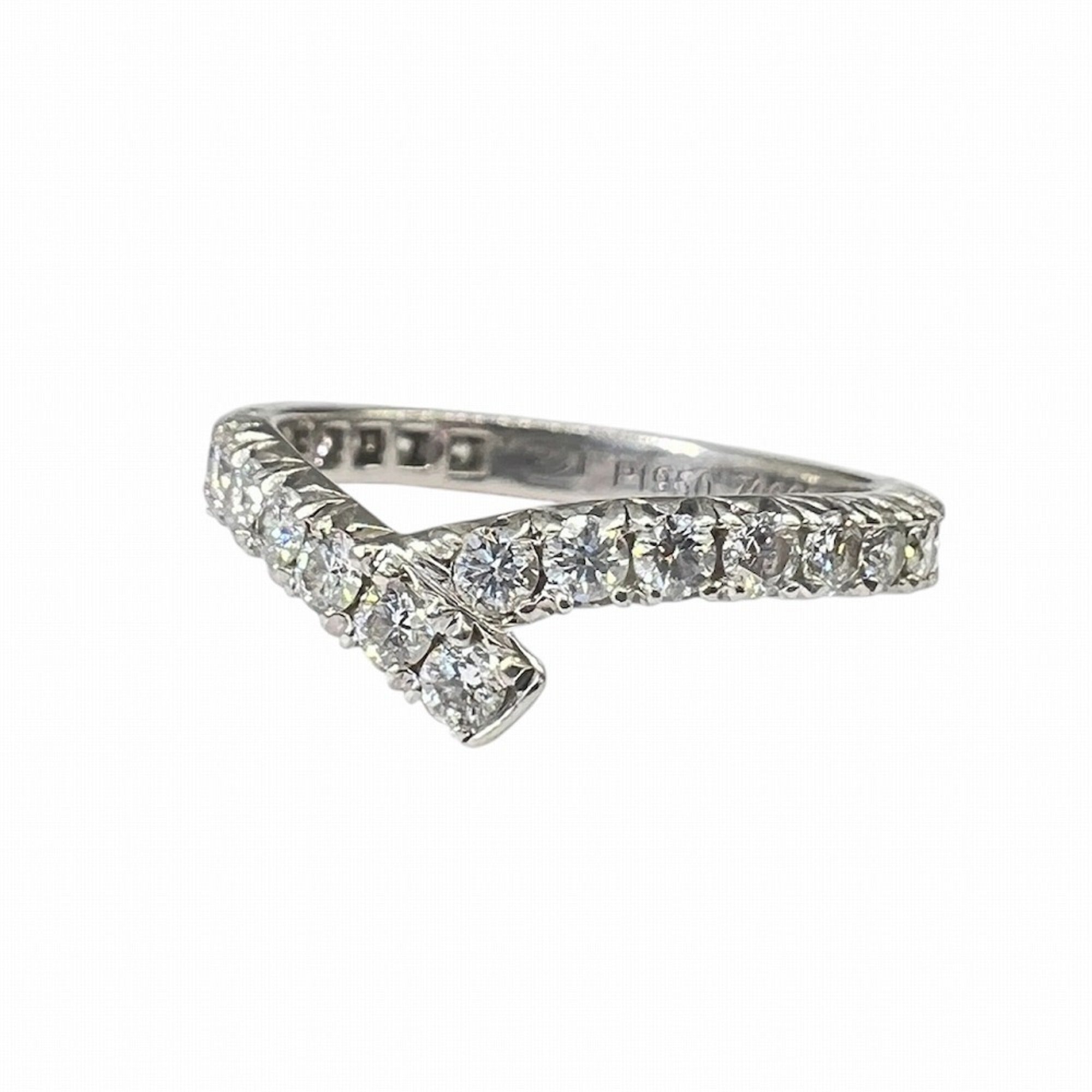 Harry Winston Platinum Platinum 950 Band Ring (Pre-Owned)