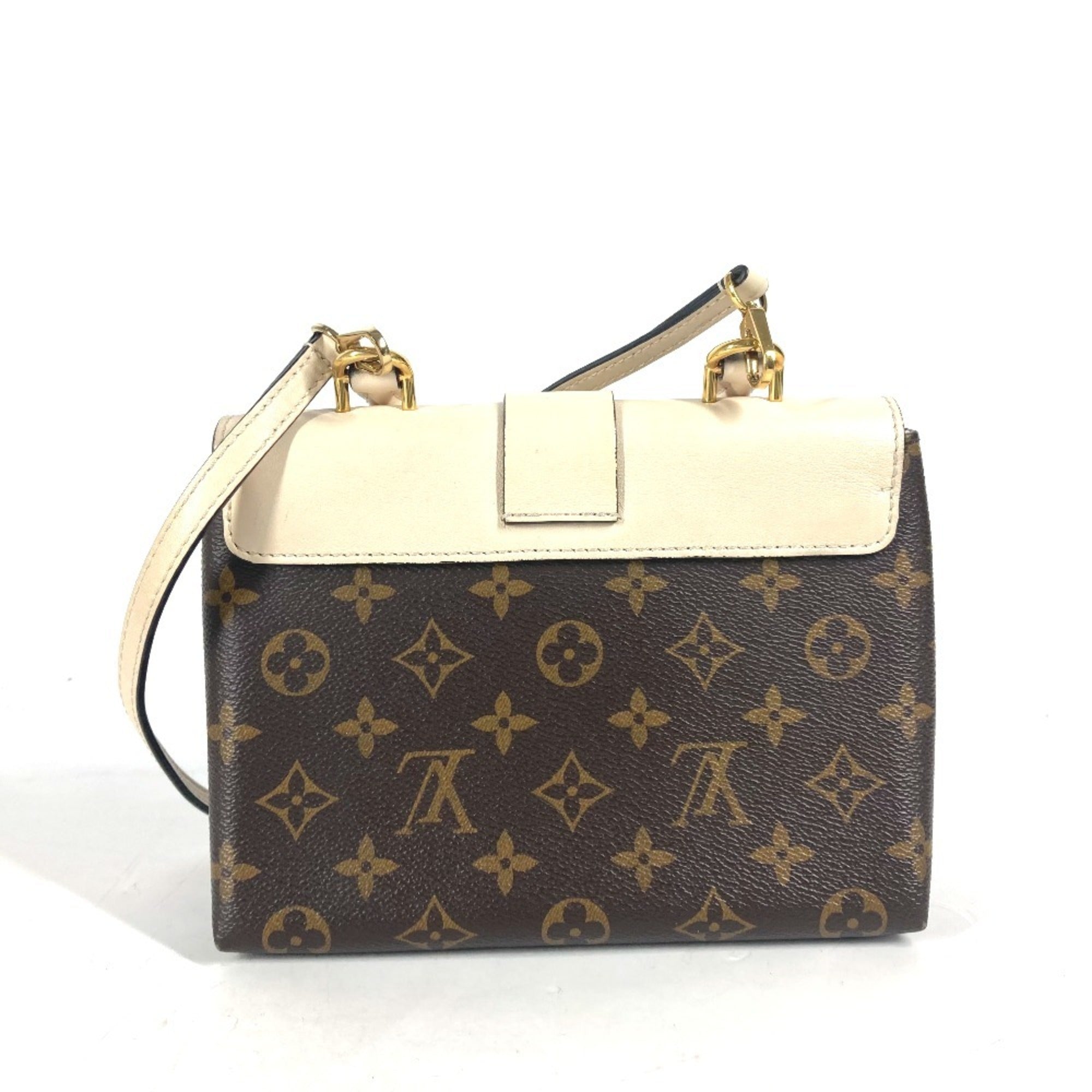 Louis Vuitton Monogram Brown White Monogram Handbag Shoulder Bag (Pre-Owned)