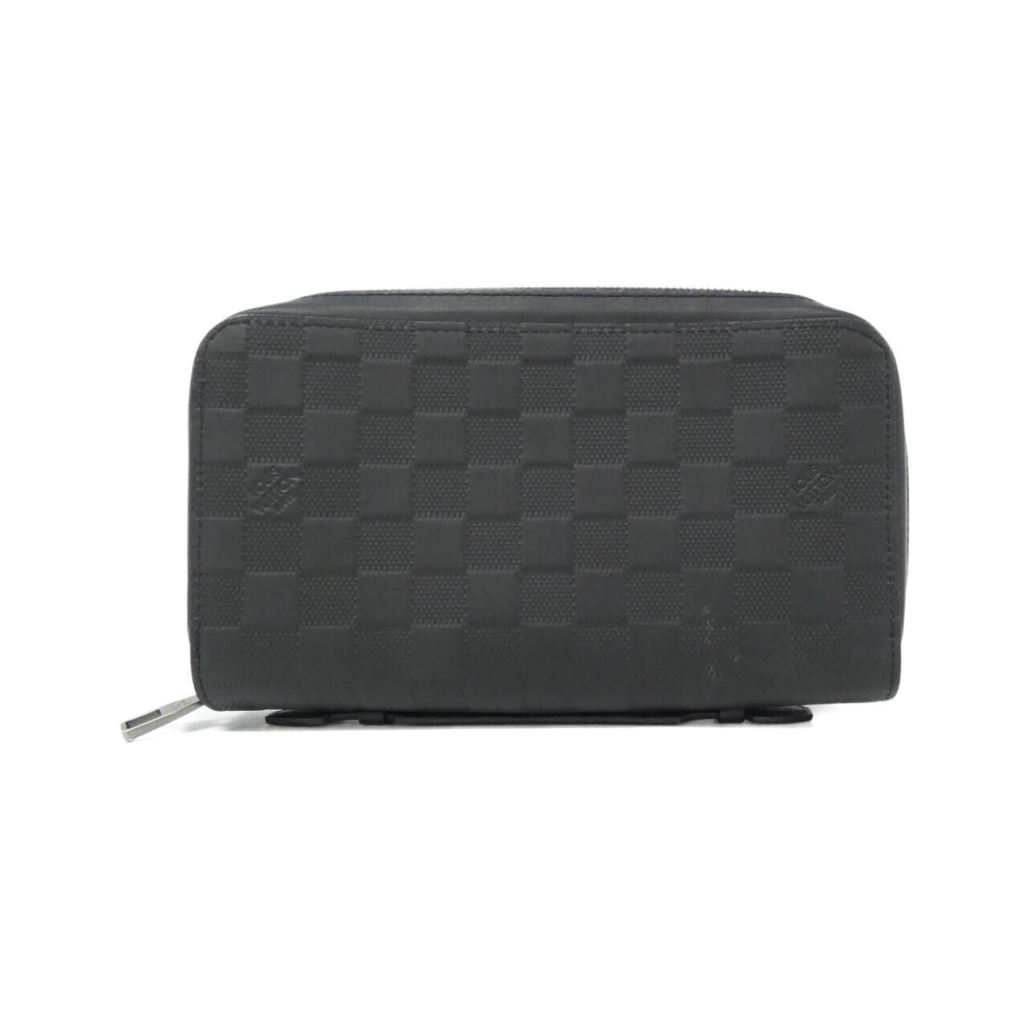 Louis Vuitton Onyx Leather Long Wallet (Bi-Fold) (Pre-Owned)