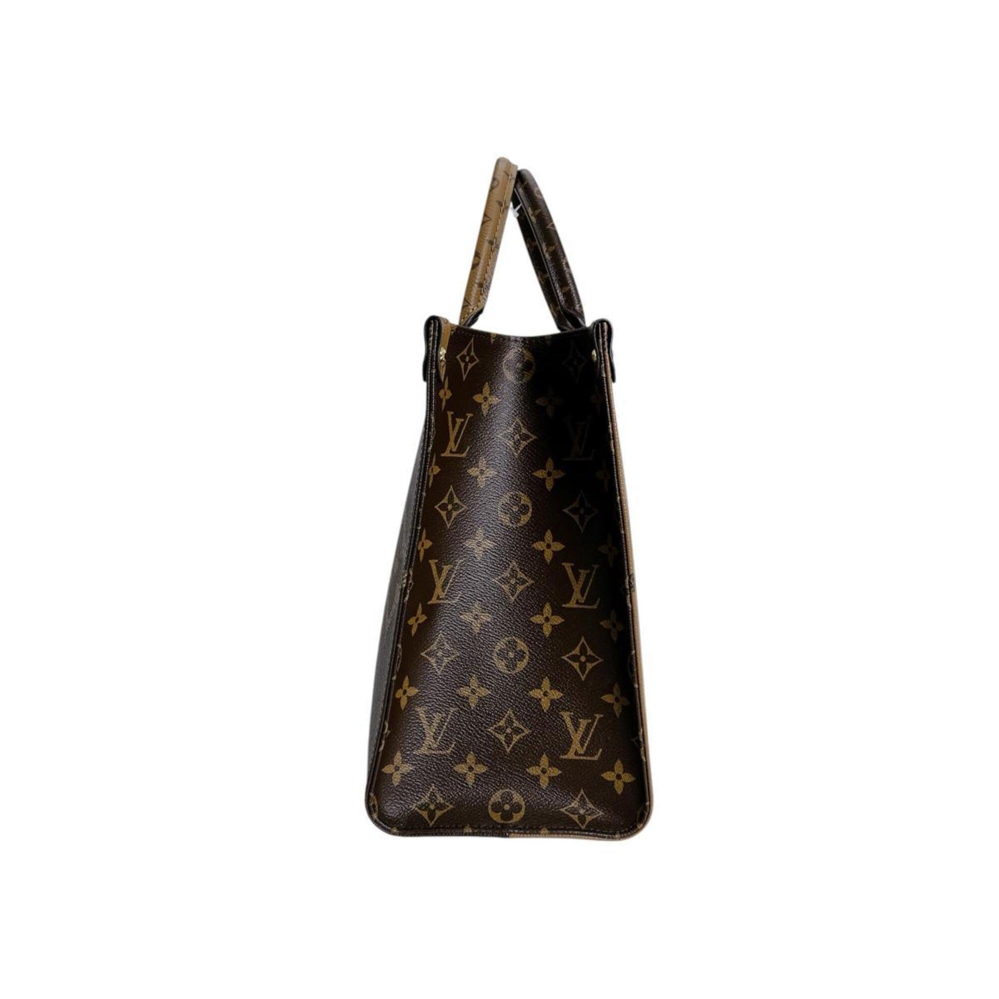 Louis Vuitton Brown Monogram Canvas Handbag Tote Bag (Pre-Owned)