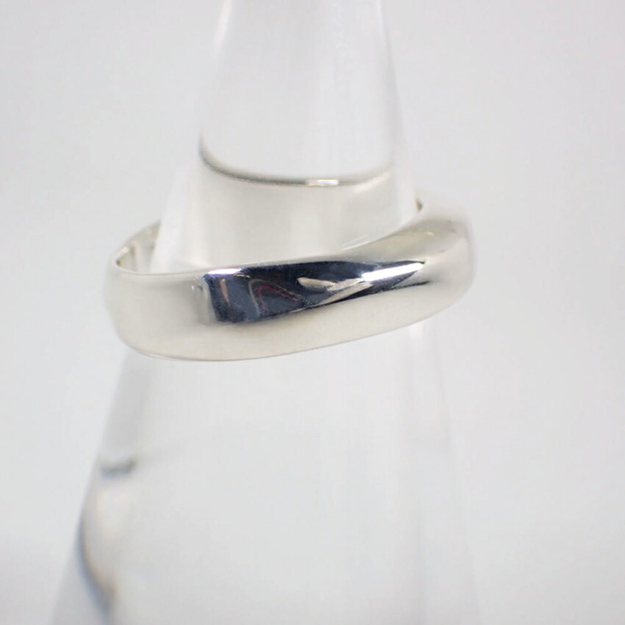 Tiffany Silver Sterling Silver 925 Band Ring (Pre-Owned)