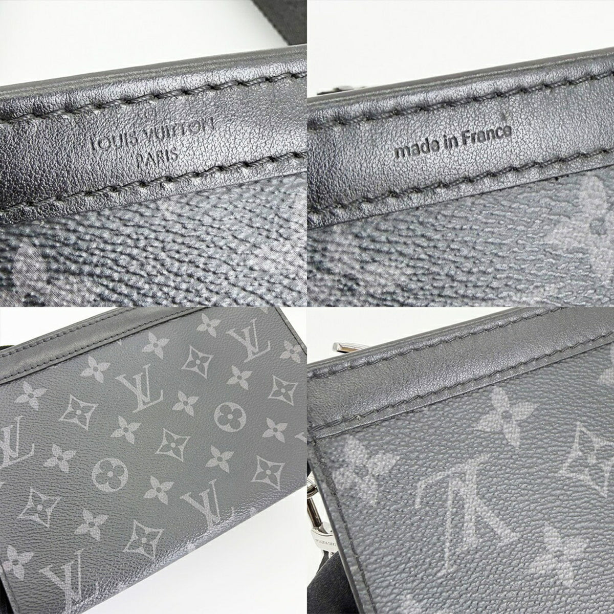 Louis Vuitton Monogram Eclipse Canvas Coin Purse/Coin Case (Pre-Owned)
