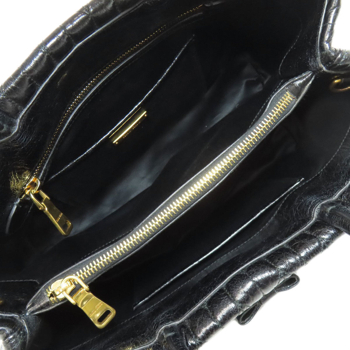 Miu Miu Black Leather Handbag (Pre-Owned)
