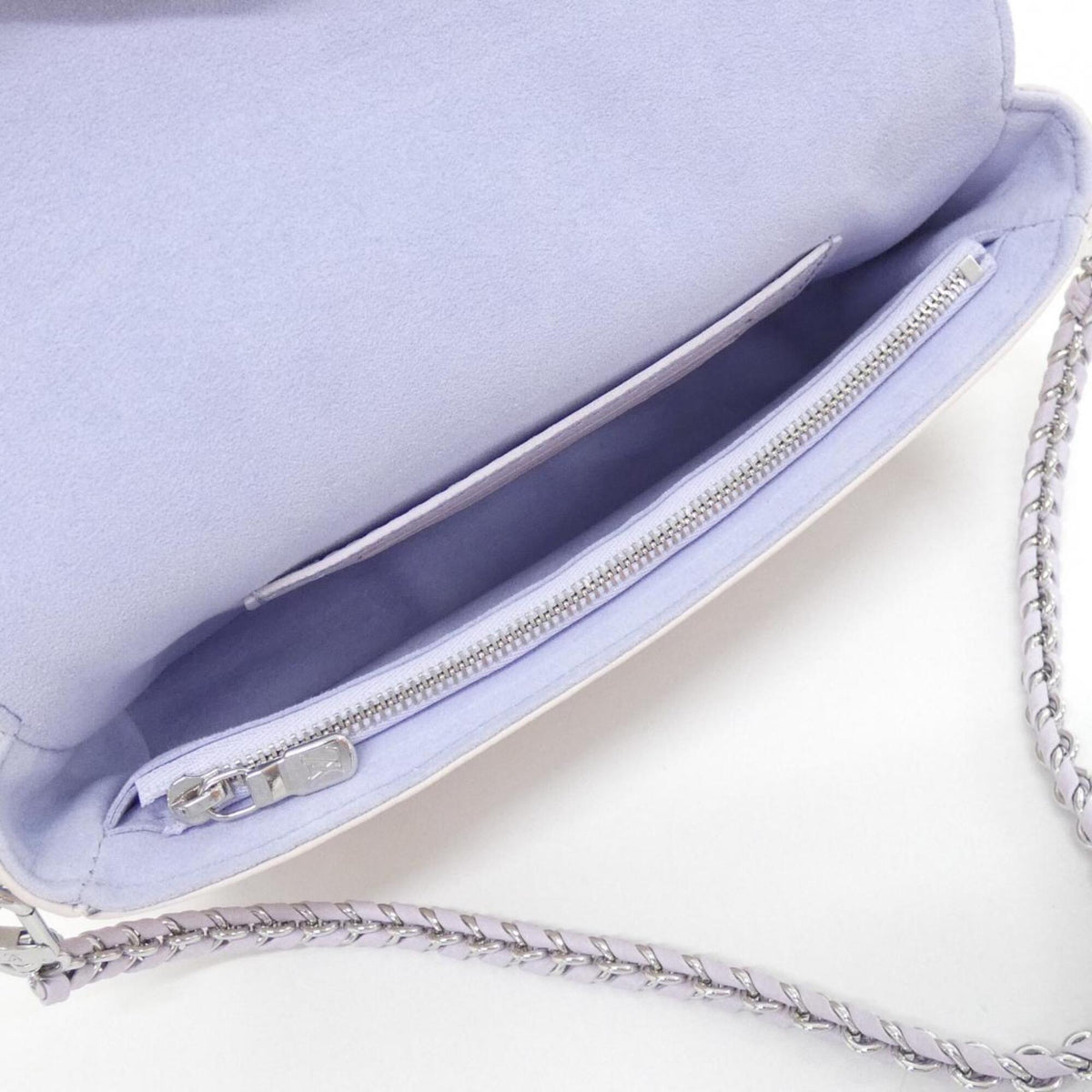 Louis Vuitton Silver Leather Shoulder Bag (Pre-Owned)