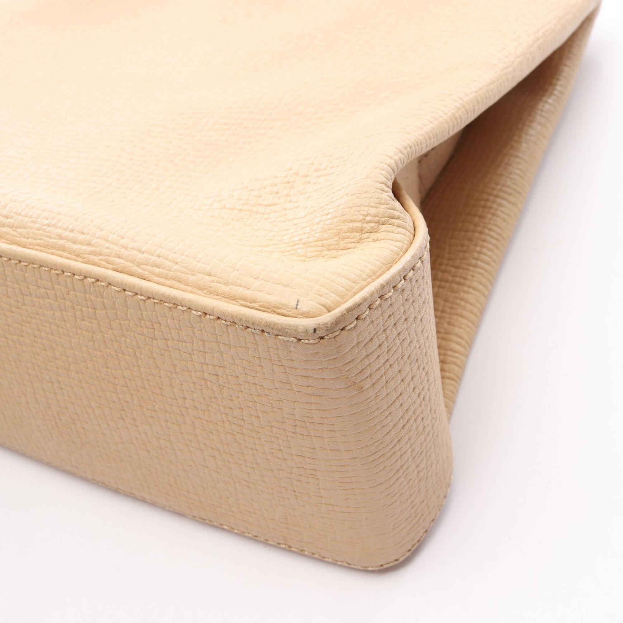 Loewe Beige Leather Handbag Tote Bag (Pre-Owned)