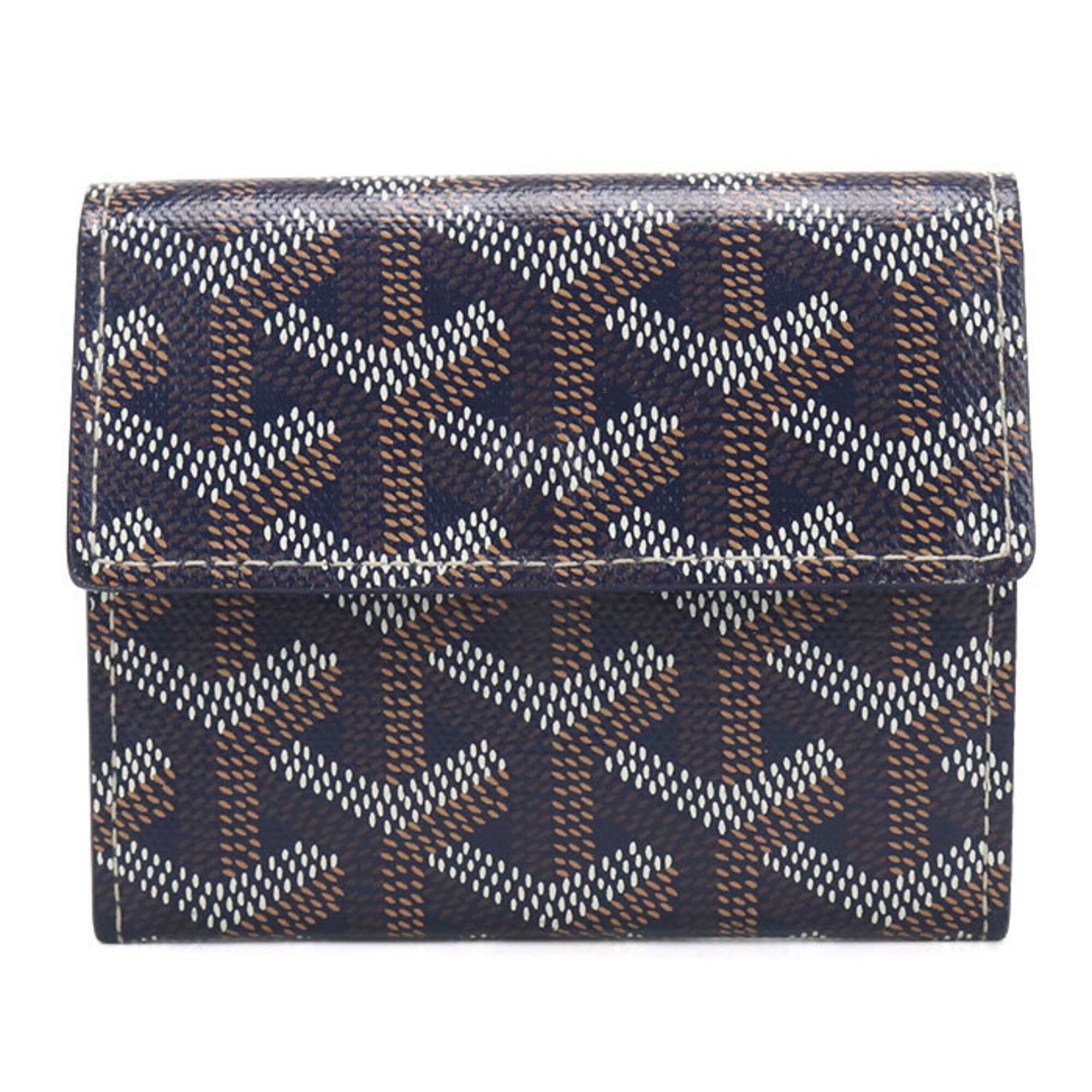Goyard Navy Canvas Wallet (Bi-Fold) (Pre-Owned)