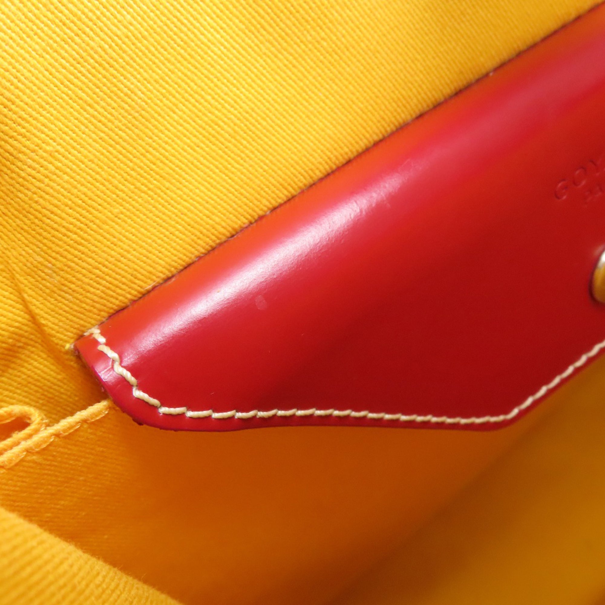 Goyard Red Color Coated Canvas Tote Bag (Pre-Owned)