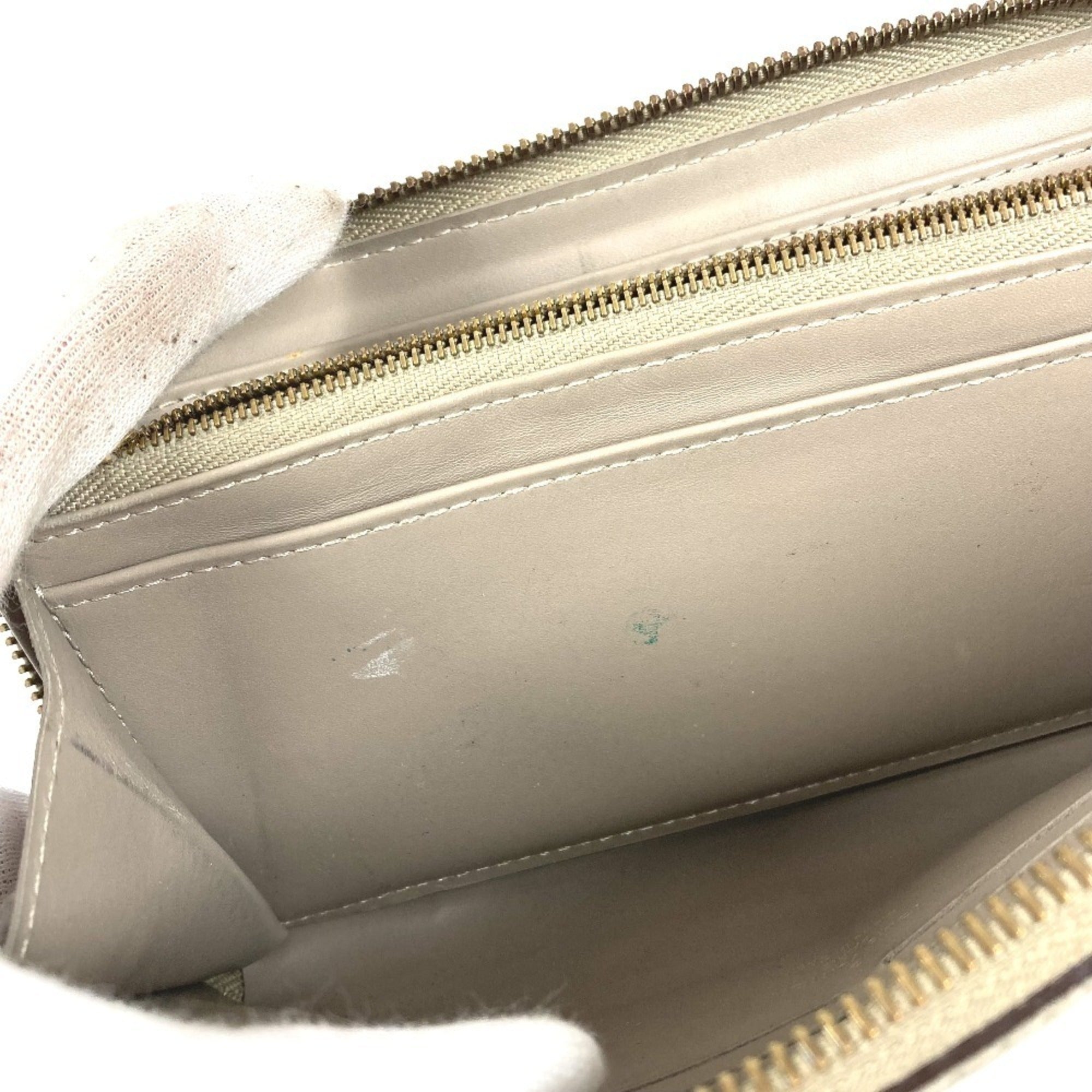 Louis Vuitton Galle Gray Velone Suhali Leather Long Wallet (Bi-Fold) (Pre-Owned)