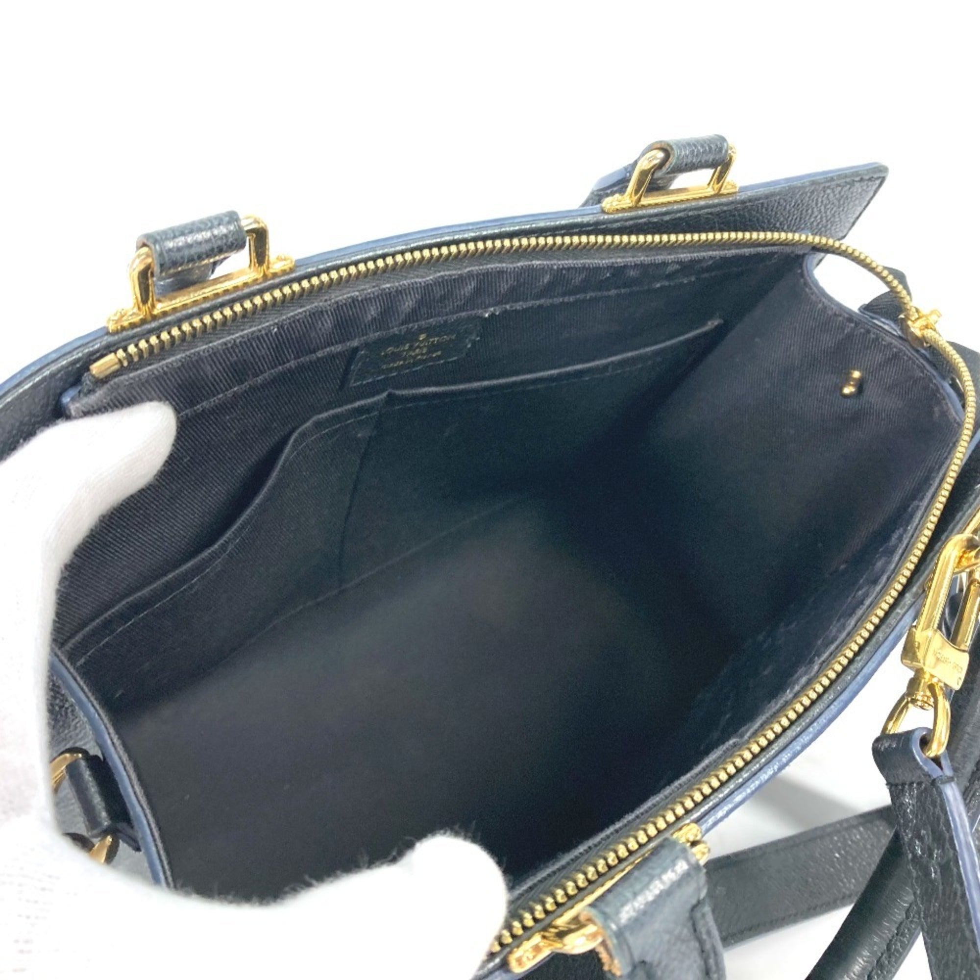 Louis Vuitton Navy Monogram Empreinte Leather Handbag Shoulder Bag (Pre-Owned)