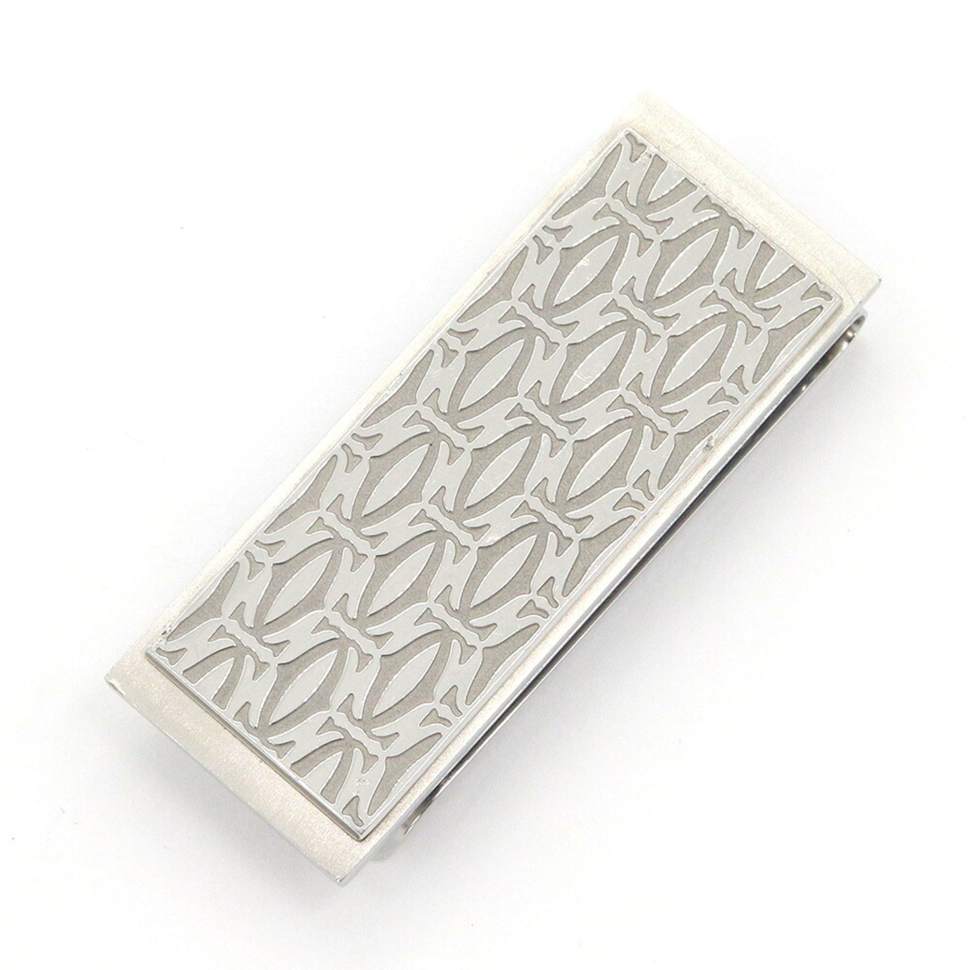 Cartier C De Cartier Silver Stainless Steel Money Clip (Pre-Owned)