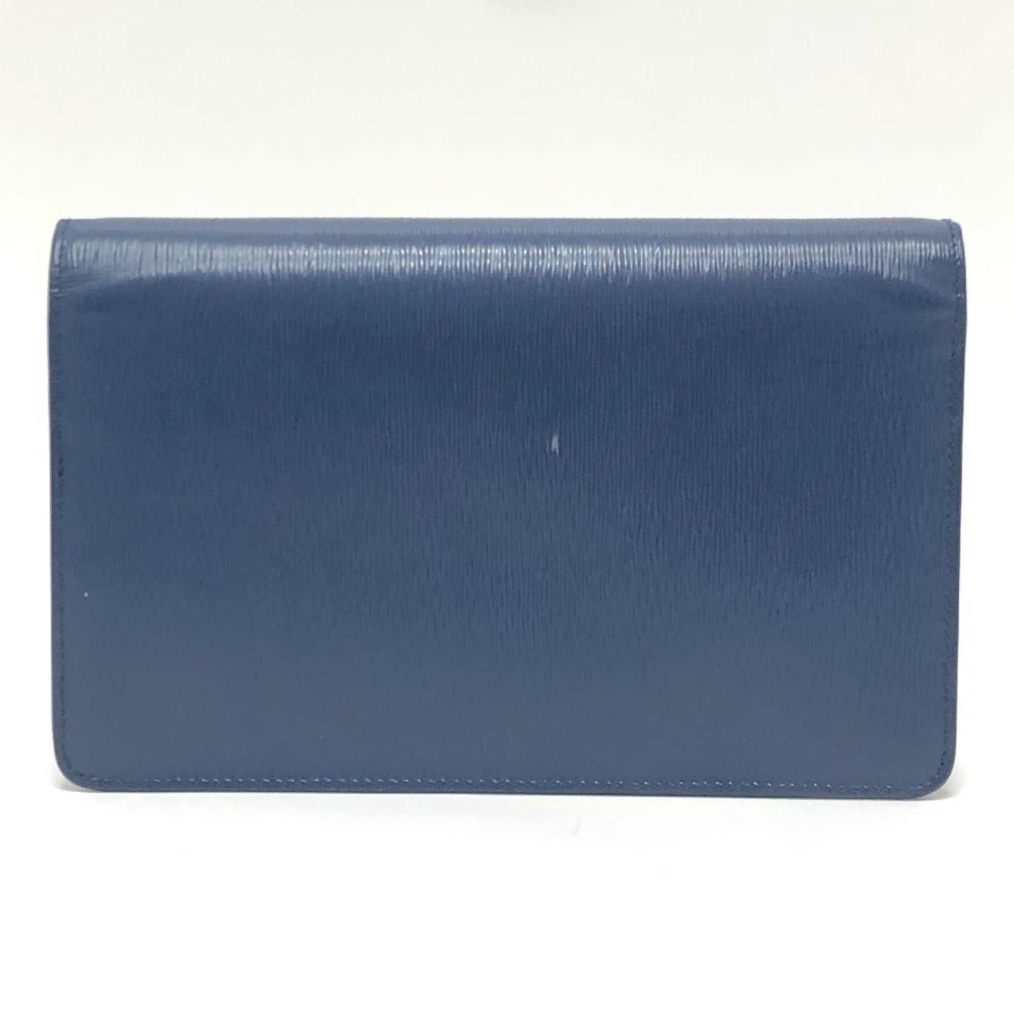 Prada Blue Leather Chain/Shoulder Wallet (Pre-Owned)