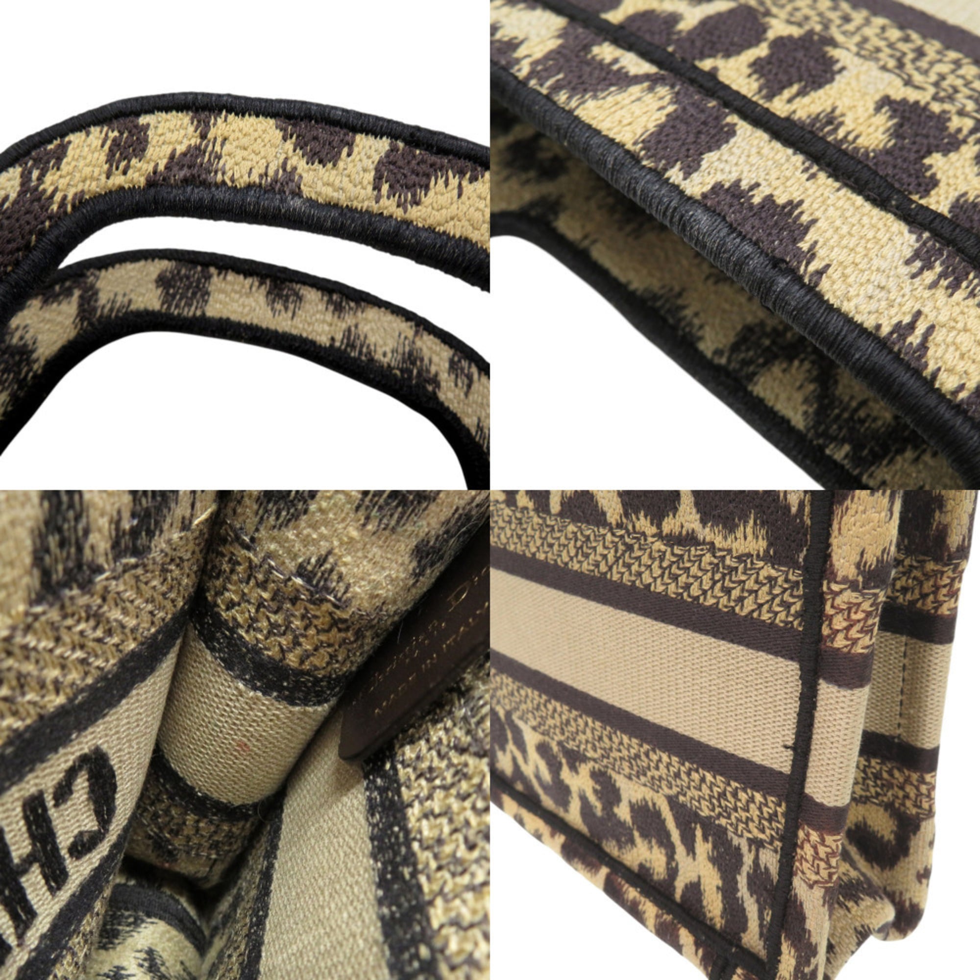 Christian Dior Beige Canvas Handbag (Pre-Owned)