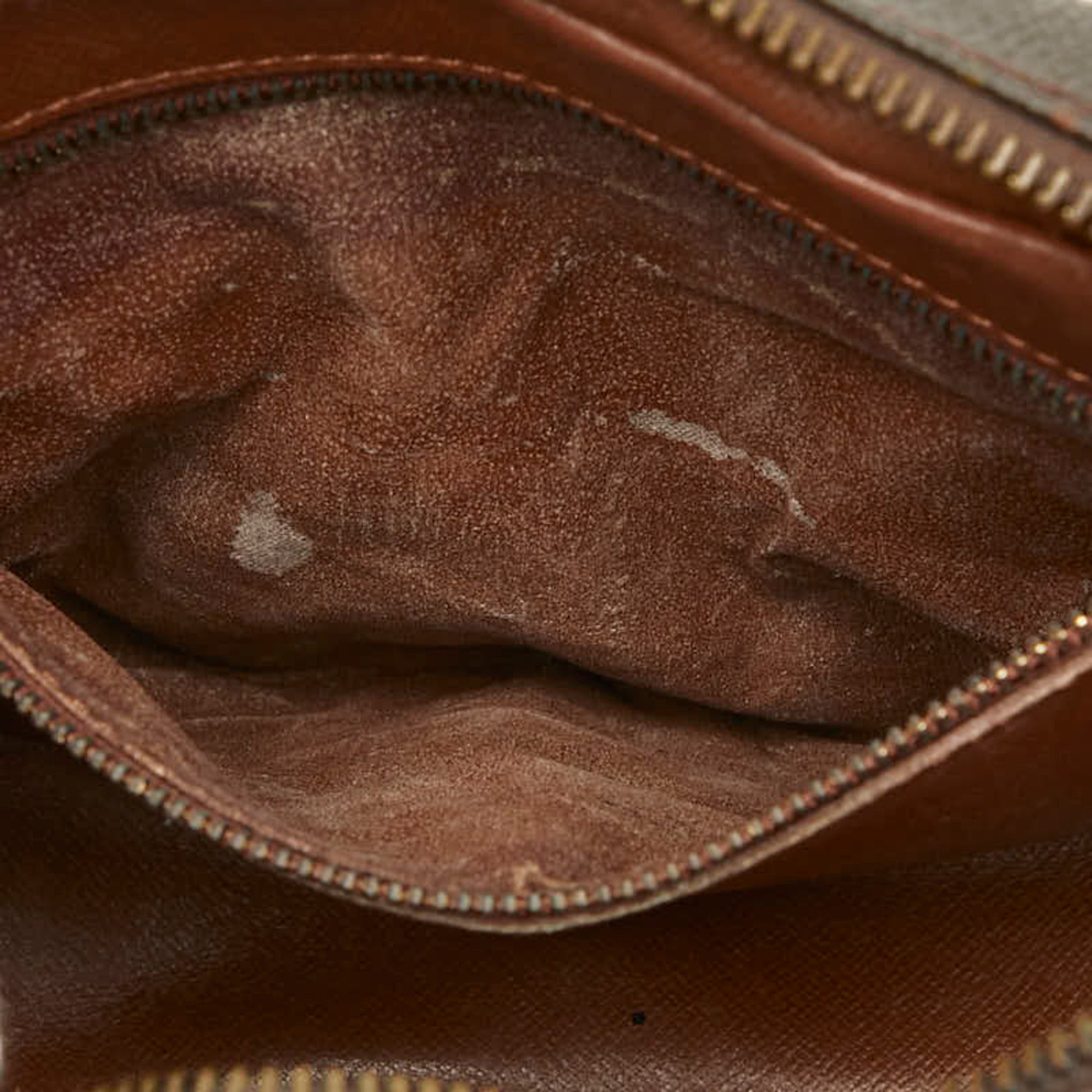 Louis Vuitton Brown Pvc Leather Shoulder Bag (Pre-Owned)
