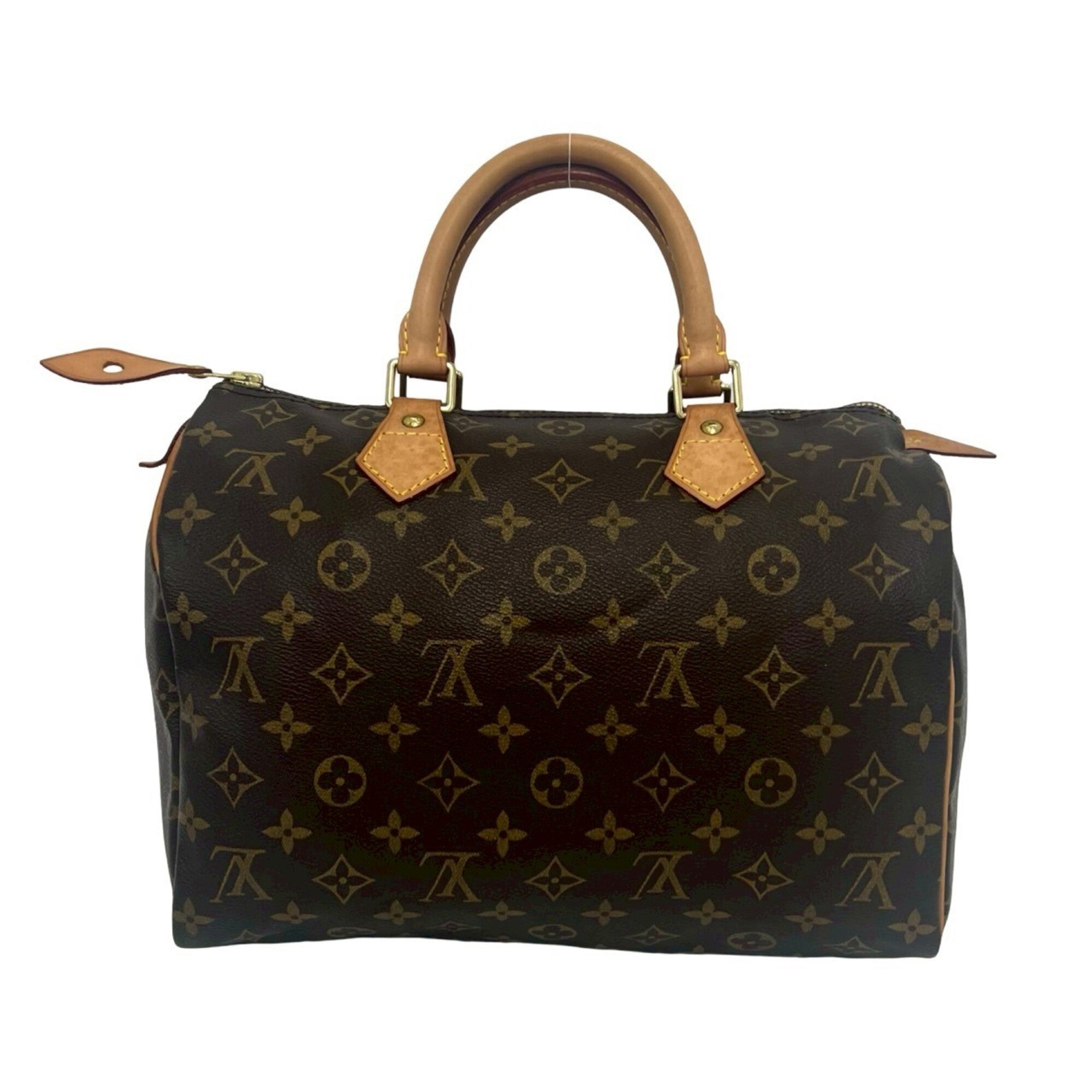 Louis Vuitton Brown Leather Pvc Boston Bag Handbag (Pre-Owned)