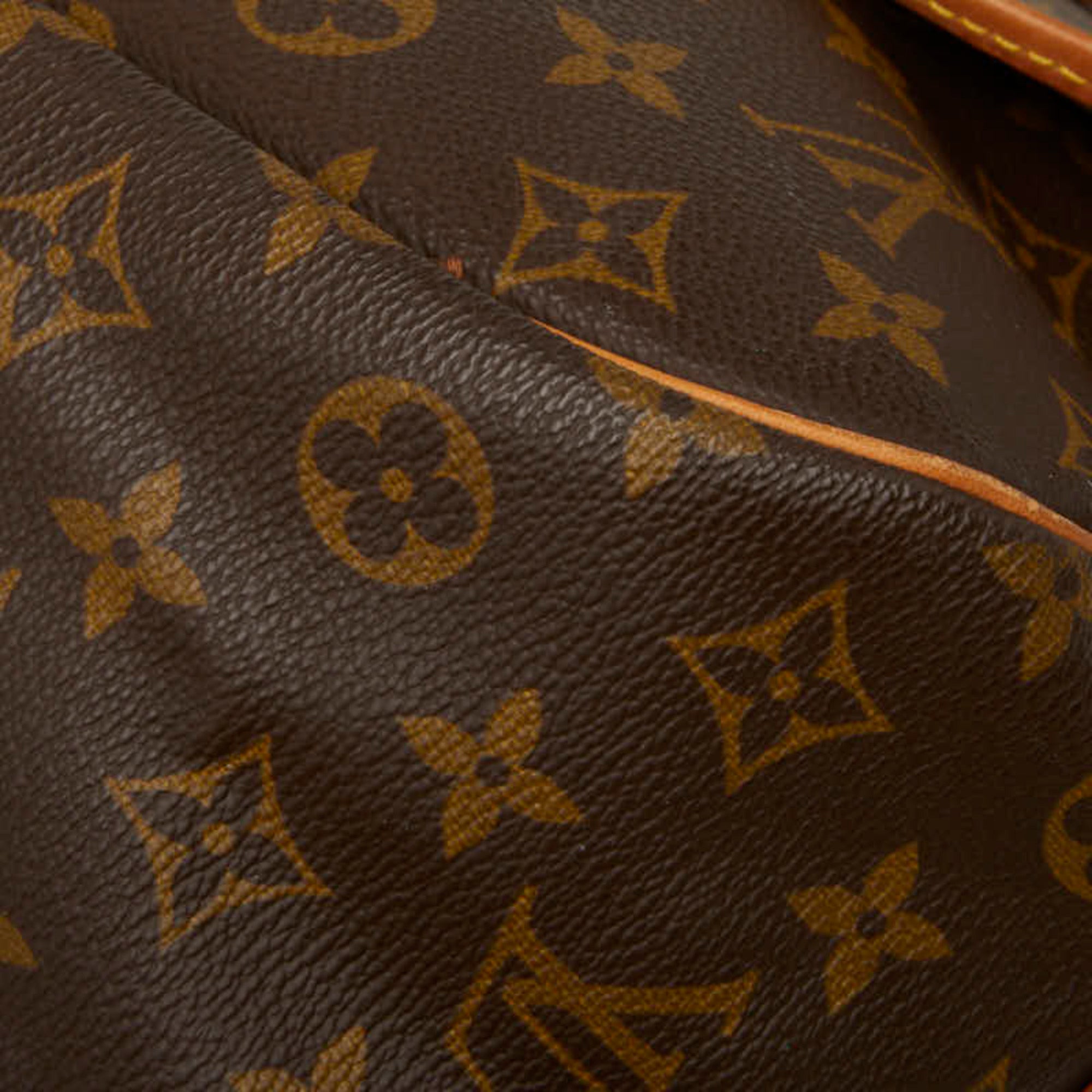 Louis Vuitton Brown Pvc Leather Shoulder Bag (Pre-Owned)