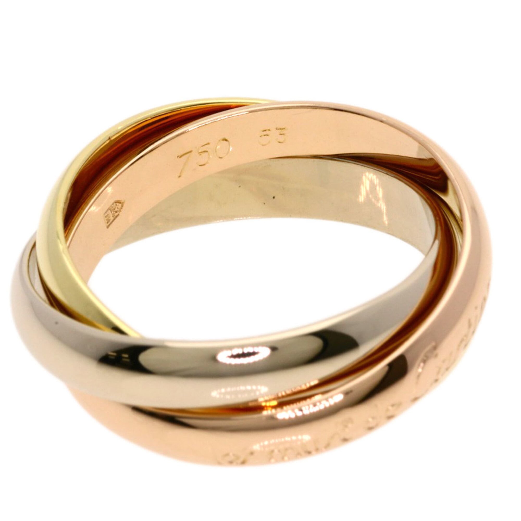 Cartier Yellow Gold (18K) Pink Gold (18K) White Gold (18K) Band Ring (Pre-Owned)