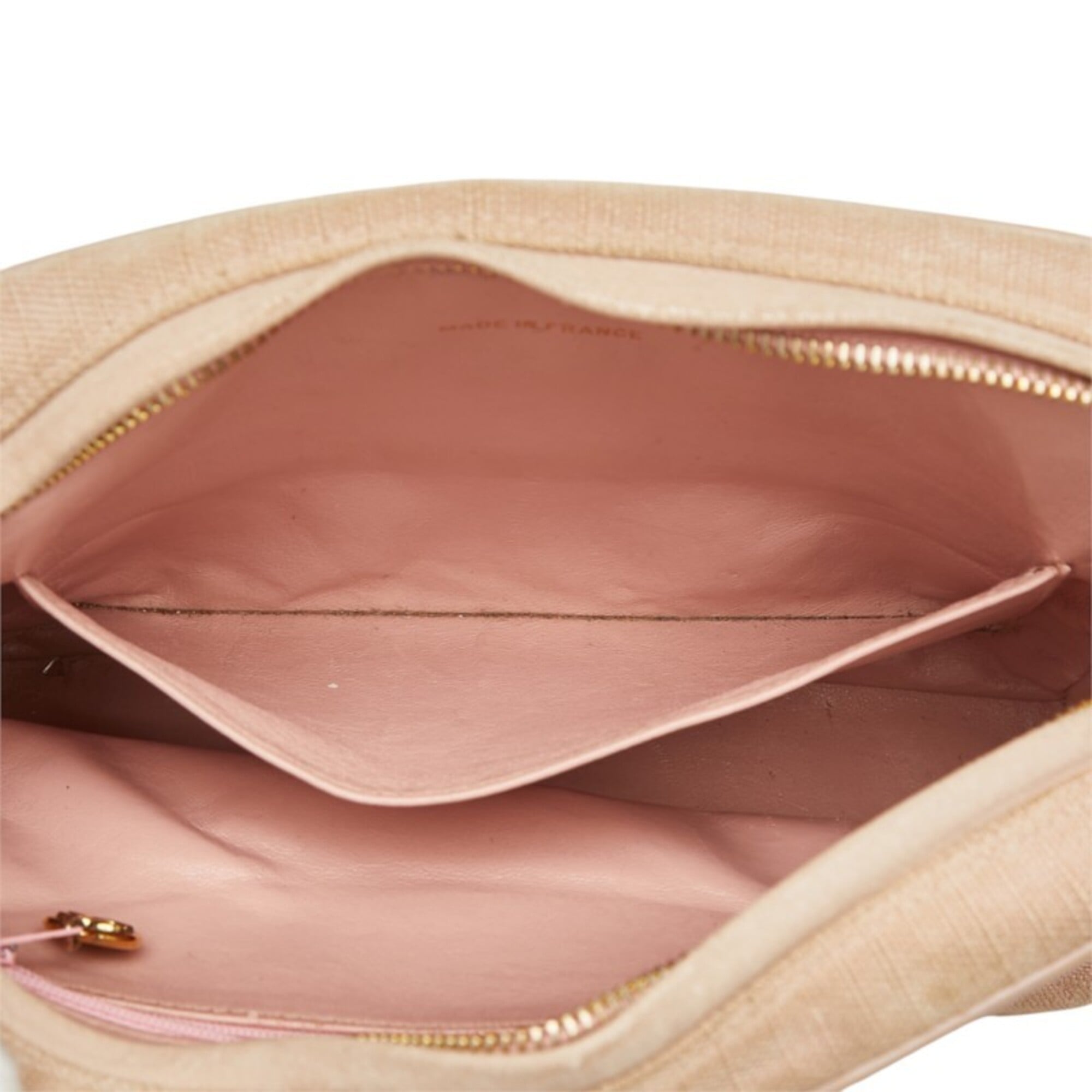 Chanel Pink Grained Calfskin Leather Shoulder Bag (Pre-Owned)