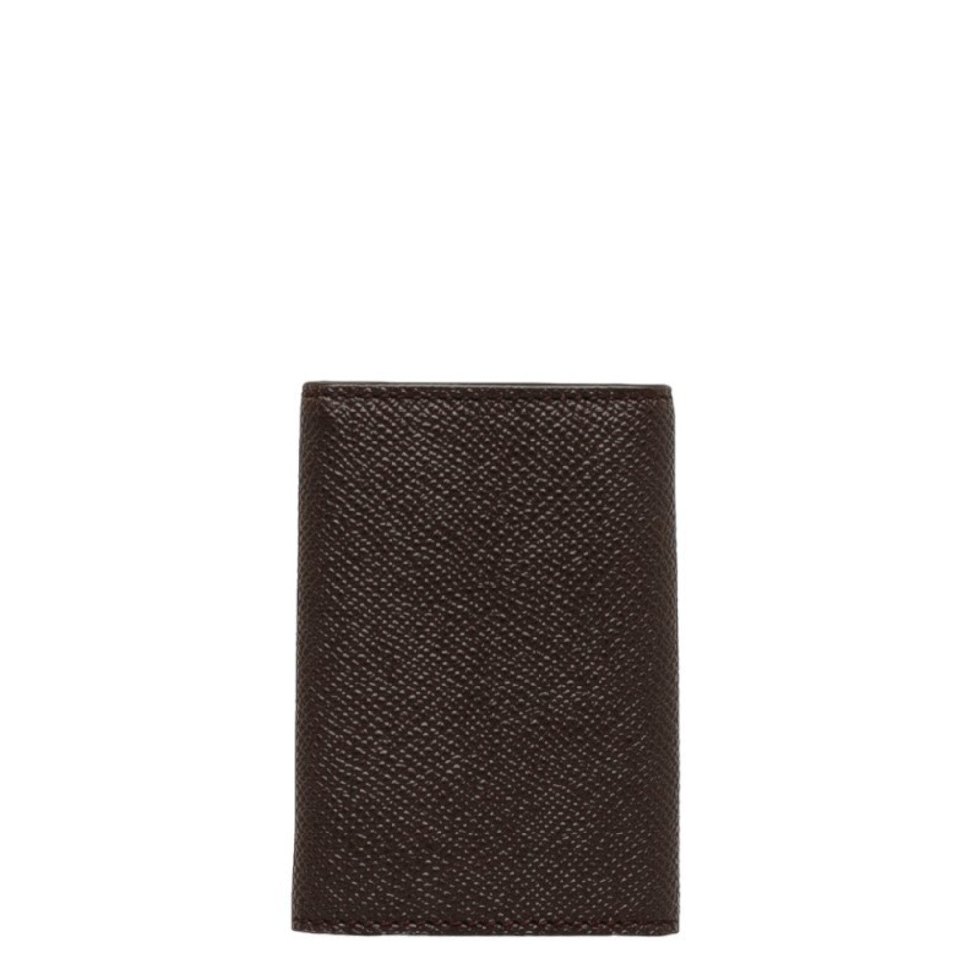 Salvatore Ferragamo Brown Leather Wallet (Tri-Fold) (Pre-Owned)