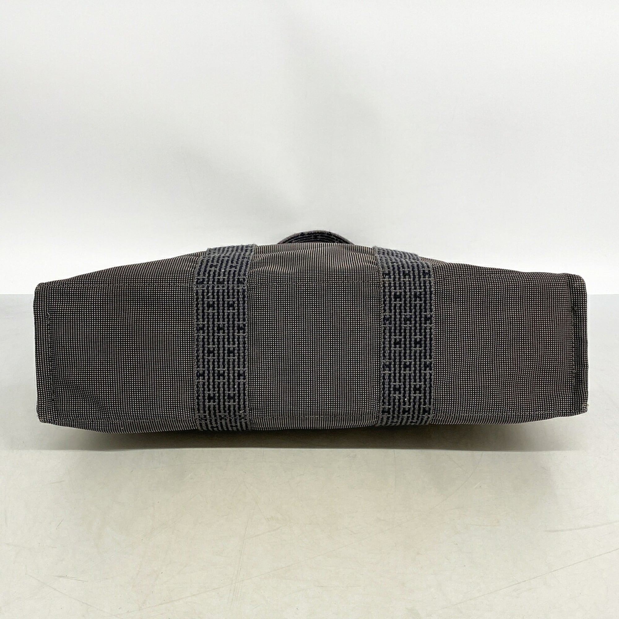 Hermes Gray Nylon Tote Bag (Pre-Owned)