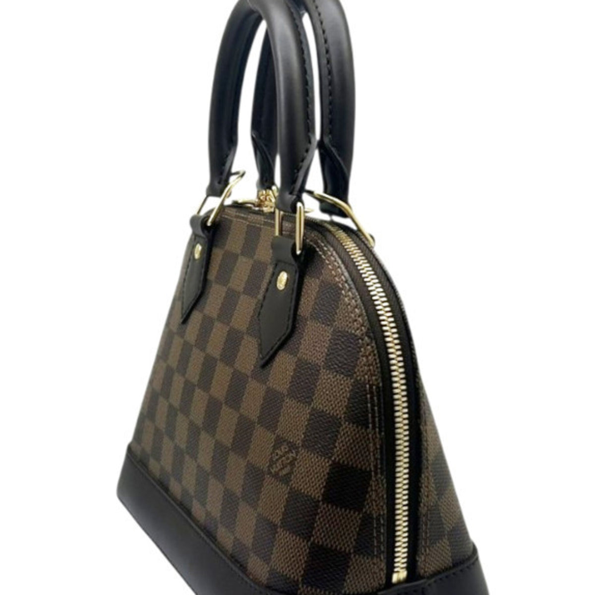 Louis Vuitton Damier Brown Damier Canvas Ebene Damier Canvas Handbag Shoulder Bag (Pre-Owned)