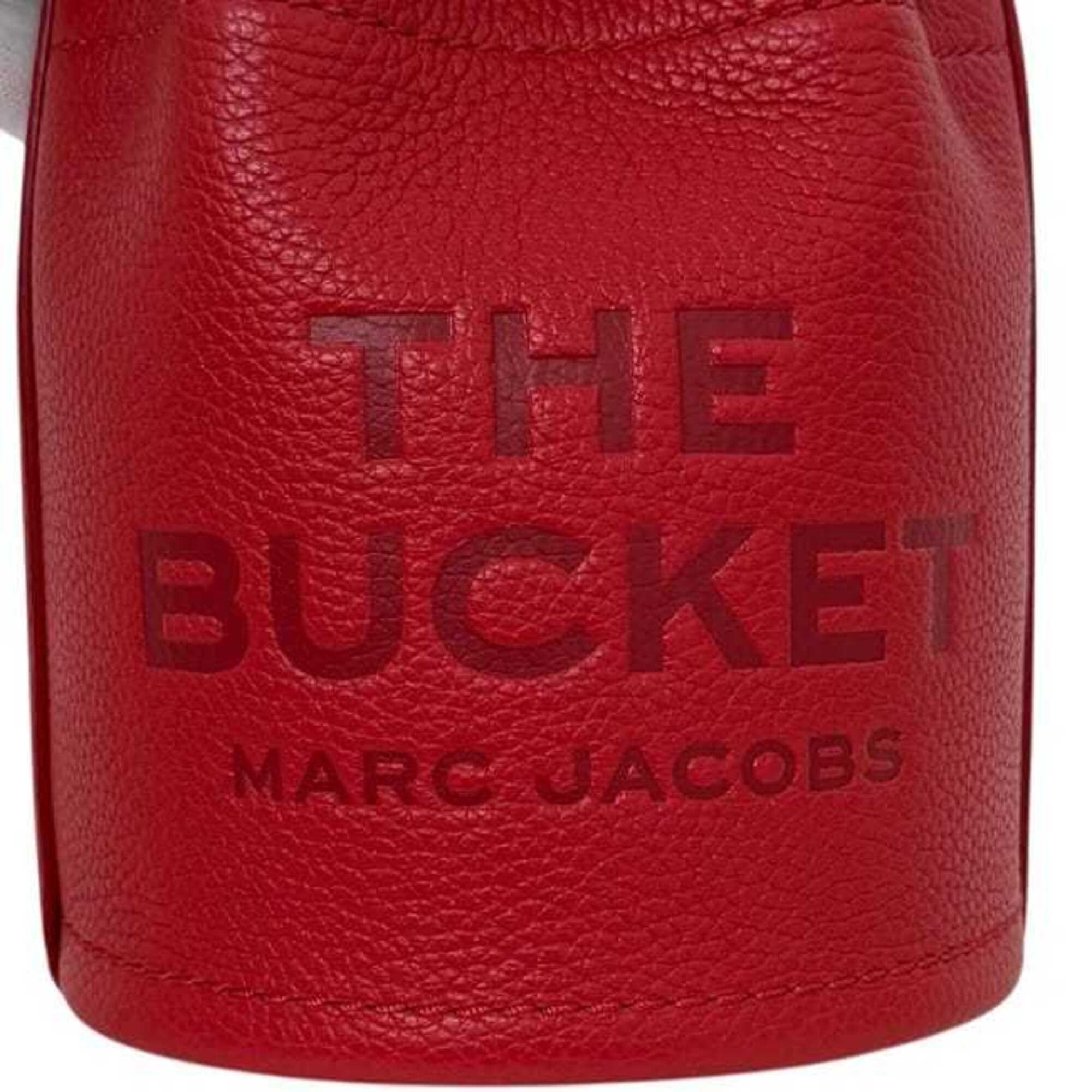 Marc Jacobs Red Color Leather Handbag Shoulder Bag (Pre-Owned)